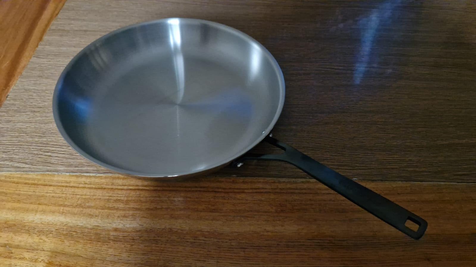 KitchenAid 5-Ply Clad Polished Stainless Steel Saute Pan with Lid, 5-Quart customer photo 2