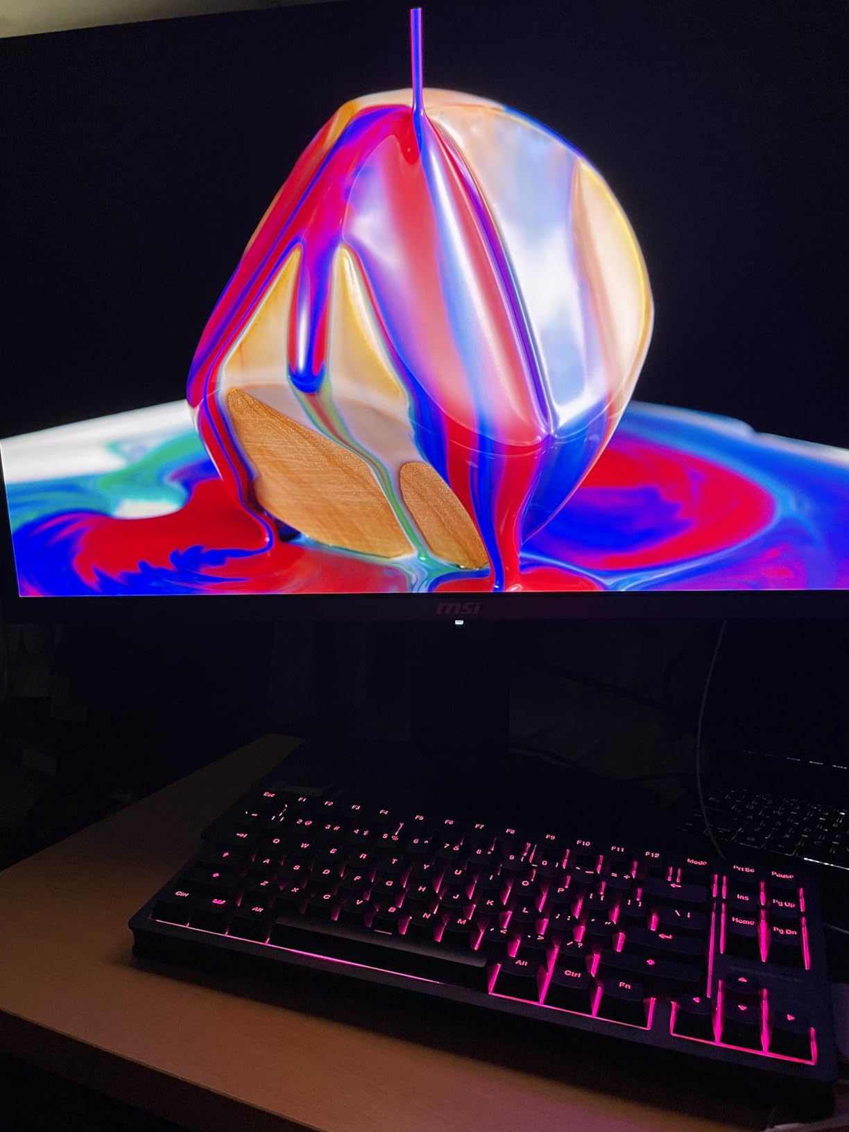MSI MPG 271QRX QD-OLED, 27 OLED Gaming Monitor, 2560 x 1440 (QHD), 0.03ms Response time, 360Hz, True Black HDR 400, HDMI, DP Port, USB Type C, Tilt, Height, Black customer photo 2