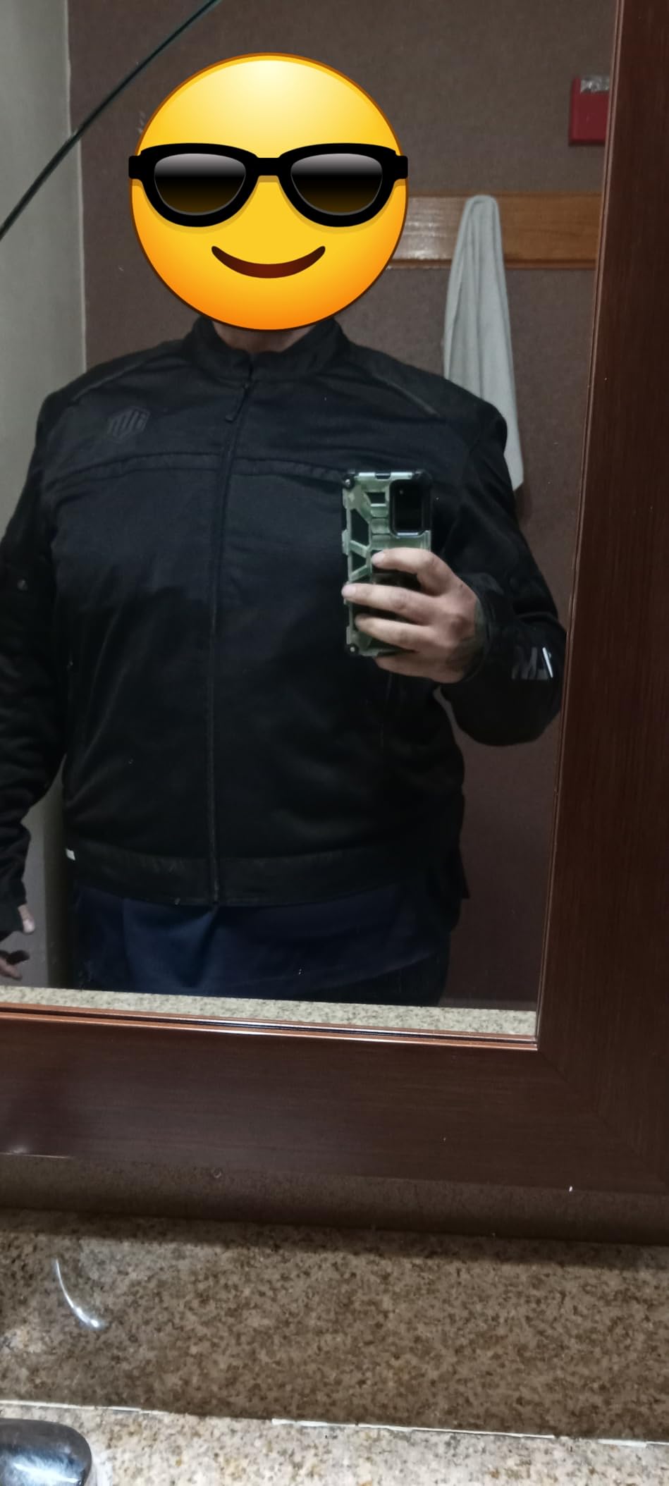 ILM Motorcycle Riding Jacket with Mesh CE Armor and Detachable Thermal Liner Dual Sport All Season for Men Model JAM1 customer photo 1