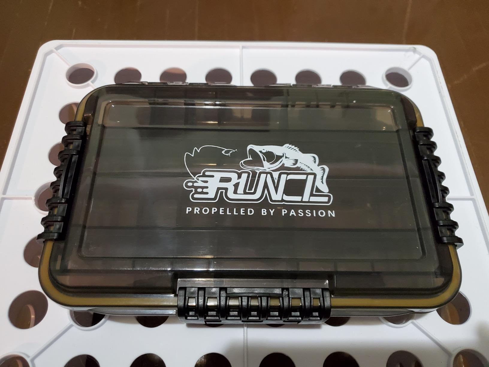 RUNCL Fishing Tackle Box, Waterproof Tray for Jigs Lures, Thicker Floating Tackle Utility Box with Adjustable Dividers, 3600/3700/Large 3700 Size customer photo 1