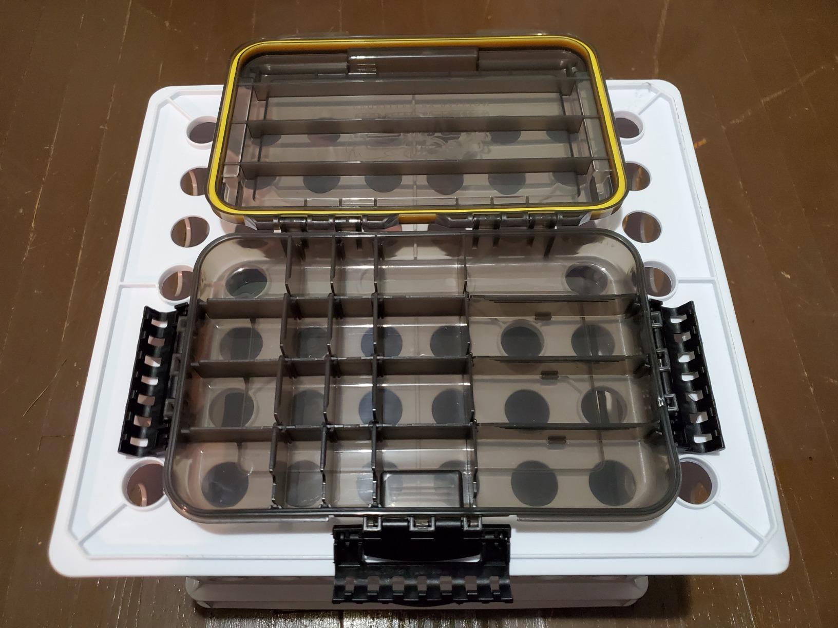 RUNCL Fishing Tackle Box, Waterproof Tray for Jigs Lures, Thicker Floating Tackle Utility Box with Adjustable Dividers, 3600/3700/Large 3700 Size customer photo 2