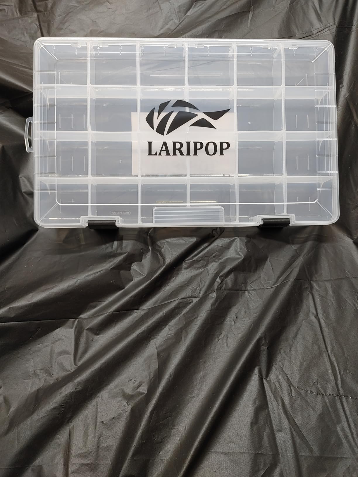 LARIPOP 4-Pack 3600 Fishing Tackle Boxes, Clear Plastic Storage Trays with Adjustable Dividers, Organizer for Lures, Hooks, Sinkers, Jigs & Fishing Accessories customer photo 2