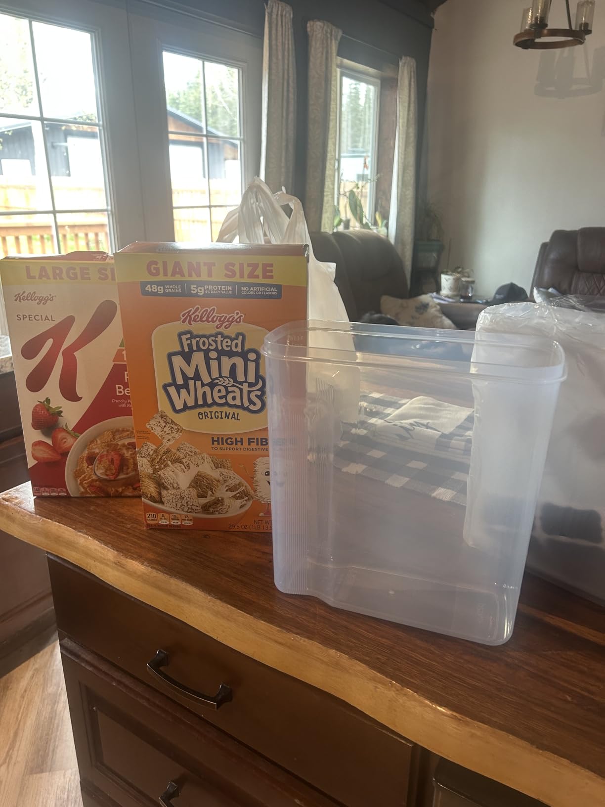 Shazo 2 Pack (6.3L / 213OZ) EXTRA Large Airtight Food Storage Cereal Containers for Bulk Food Storage BPA-Free Plastic Container, Pantry Organization and Canister for Rice, Pasta, Sugar & Flour customer photo 1