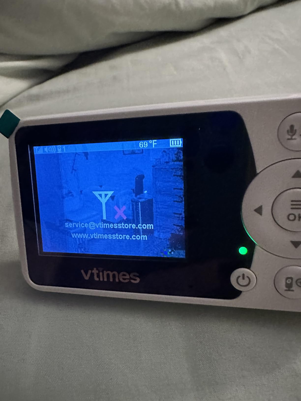 VTimes Baby Monitor with Camera and Audio, No WiFi, 2.4