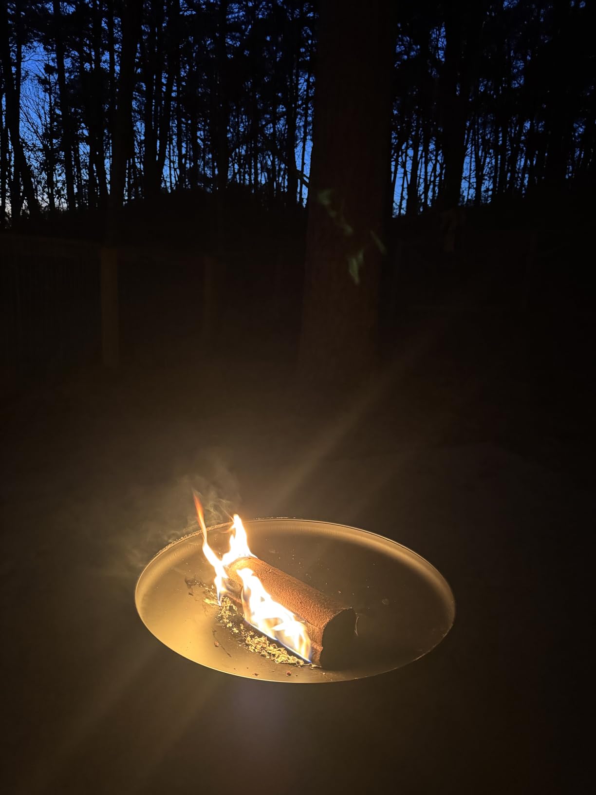 GasOne 23 in Outdoor Wood Burning Fire Pit - Durable Alloy Steel Fire Pits for Outside - Small Fire Pit for Backyard, Porch, Deck, Camping, BBQ customer photo 1