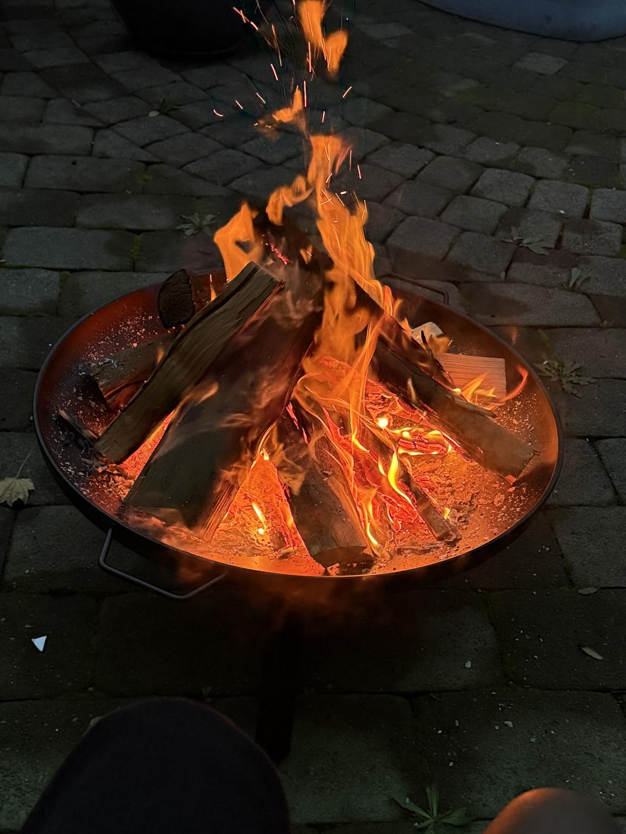 GasOne 23 in Outdoor Wood Burning Fire Pit - Durable Alloy Steel Fire Pits for Outside - Small Fire Pit for Backyard, Porch, Deck, Camping, BBQ customer photo 2