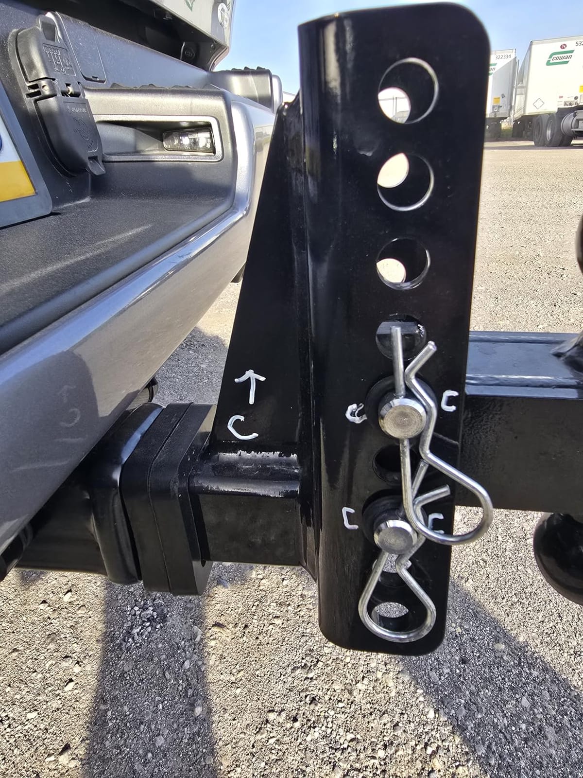 Adjustable Trailer Hitch -Drop Hitch-Tow Hitch with 2 inch Receiver-6inch Drop/Rise, 2