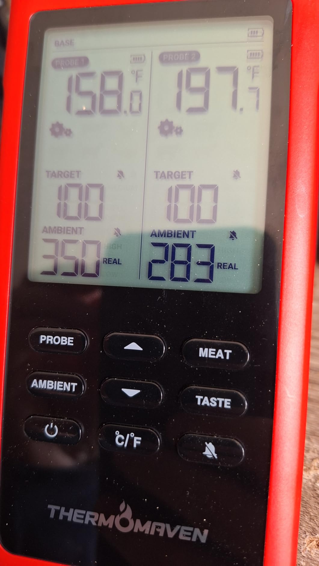 ThermoMaven WiFi Wireless Meat Thermometer, 2 Probes, Smart Base, 6 Sensors customer photo 1