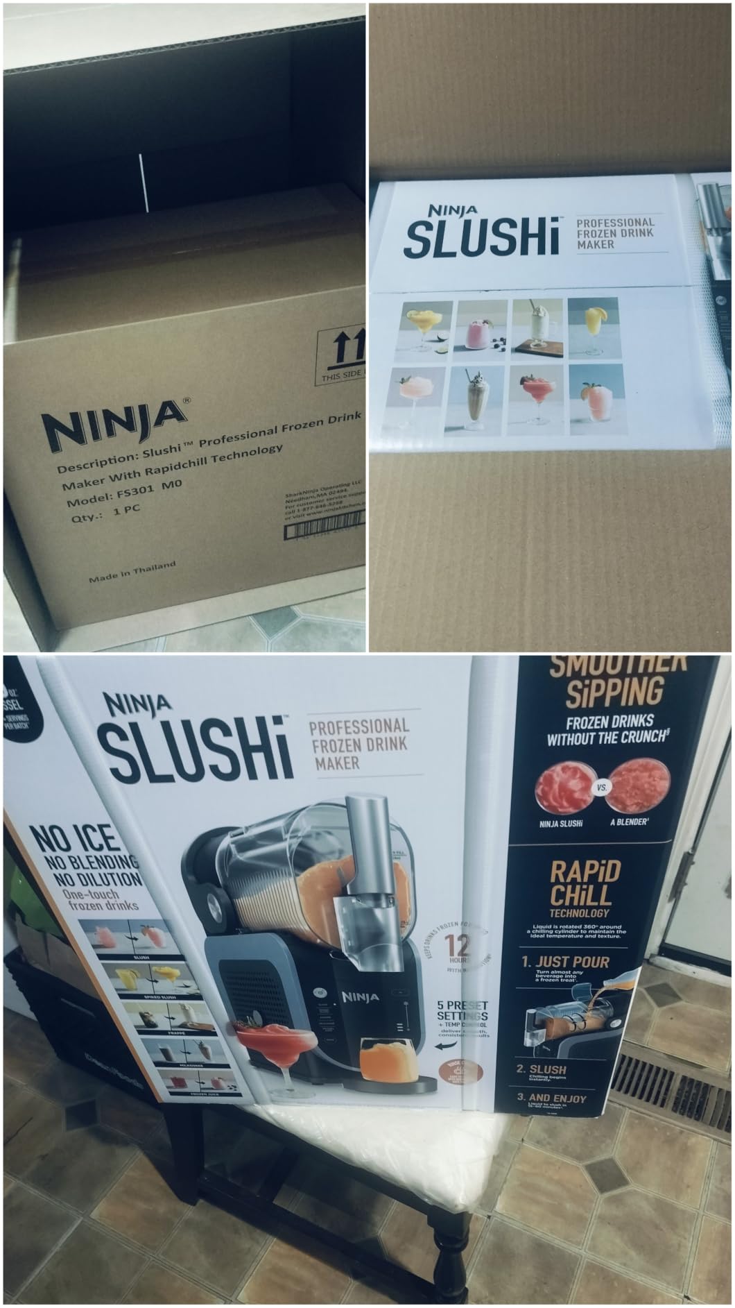 Ninja SLUSHi Professional Drink Maker, 7+ Servings, Black, FS301 customer photo 1