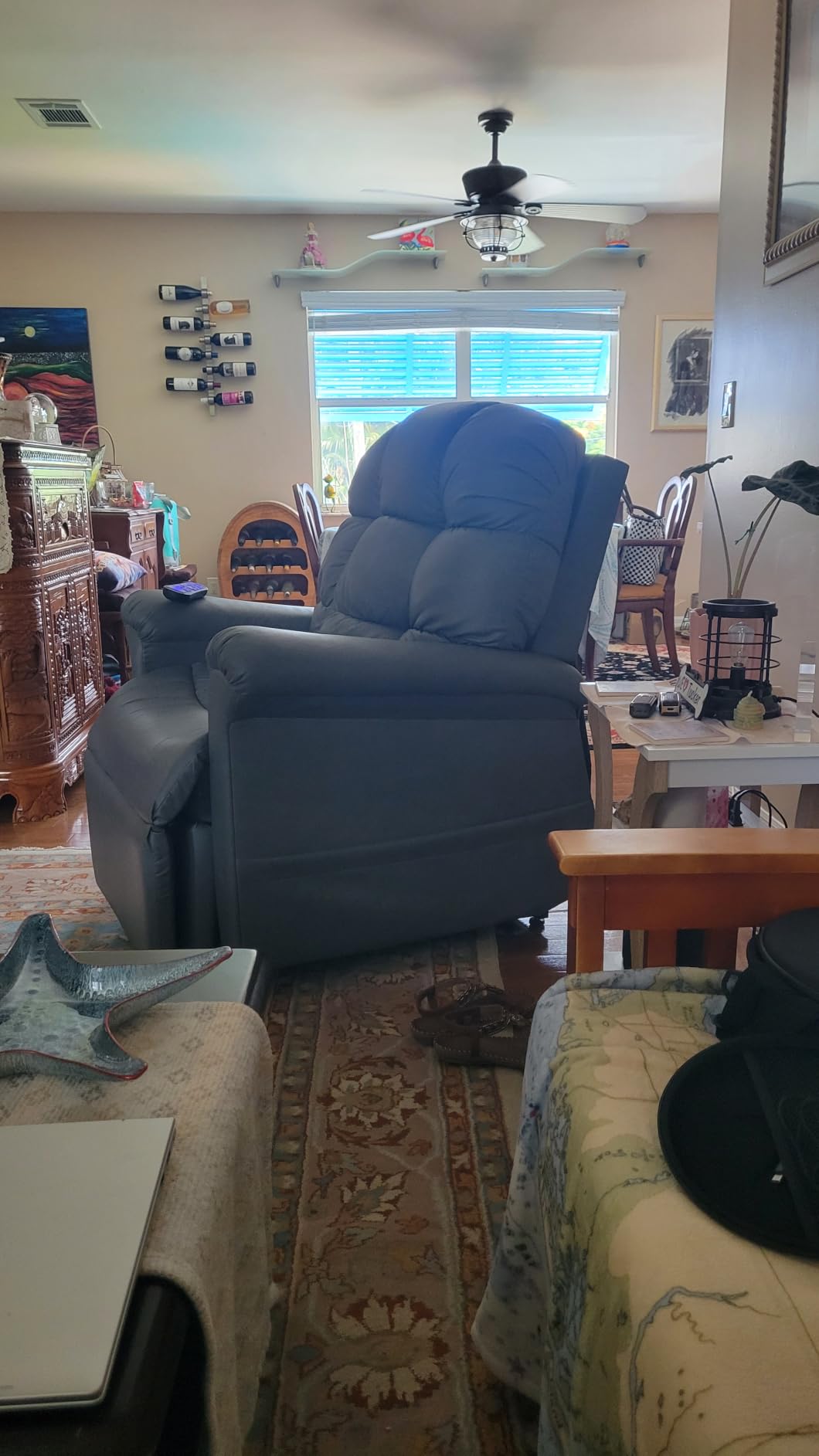 MCombo Power Lift Recliner Chair for Elderly, Fabric 7287 (Oatmeal, Medium) customer photo 1