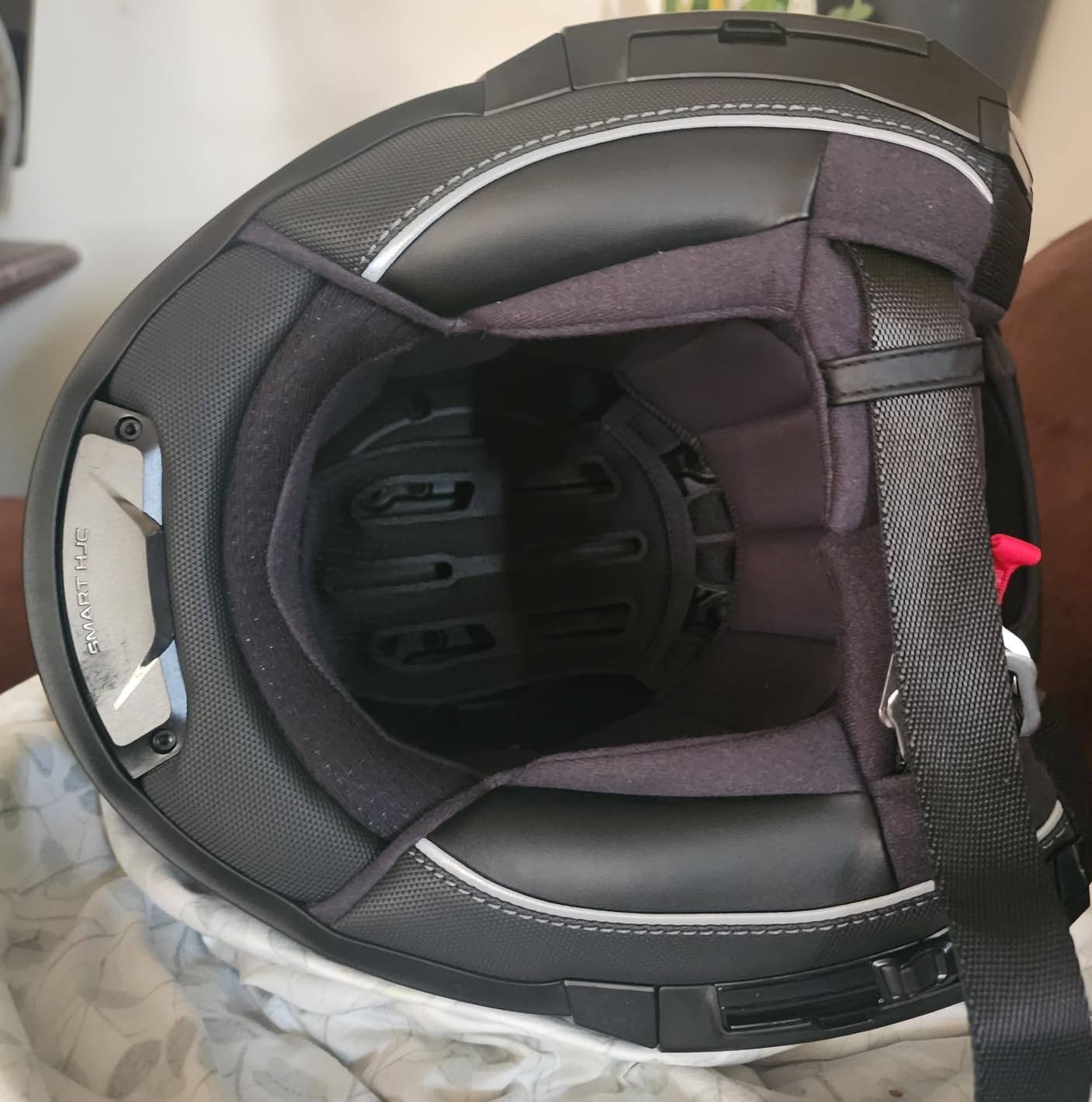 HJC i91 Solid Modular Motorcycle Helmet with HJ-33 Pinlock Shield, DOT Approved (N Gray, Small) customer photo 1