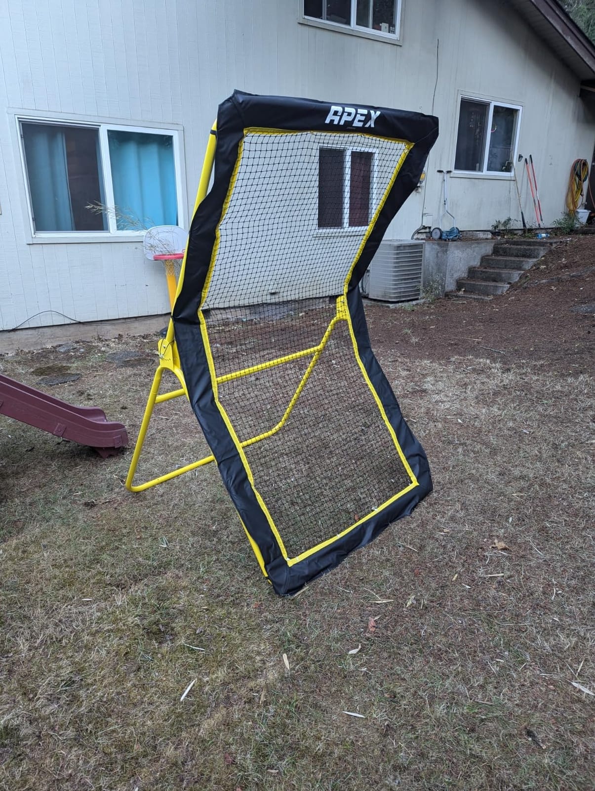 Apex Sports Professional Lacrosse Rebounder Volleyball Rebounder (4x7 Feet) customer photo 1
