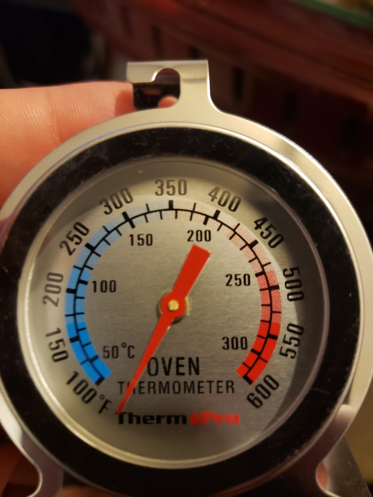 Oven Thermometer for Gas Oven with 431 Stainless Steel 50-300°C/100-600°F customer photo 1