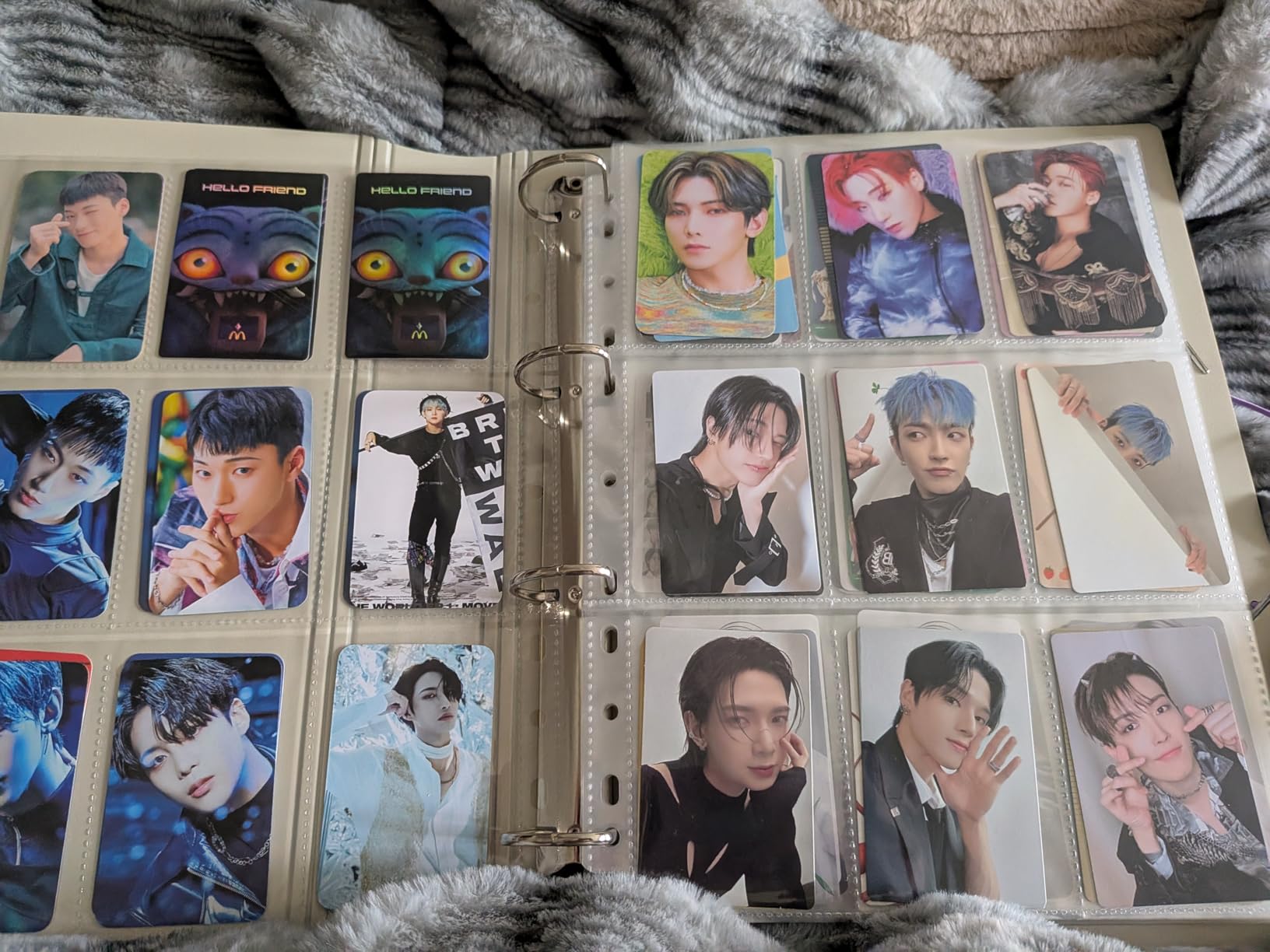 A4 Kpop Photocard Binder with 25 Pages 9 Pocket, 2x3 inch Kpop Photocard Holder Book, Photo Album for Fujifilm Instax Mini Camera Polaroid Printer Photo Film (Pink) customer photo 1