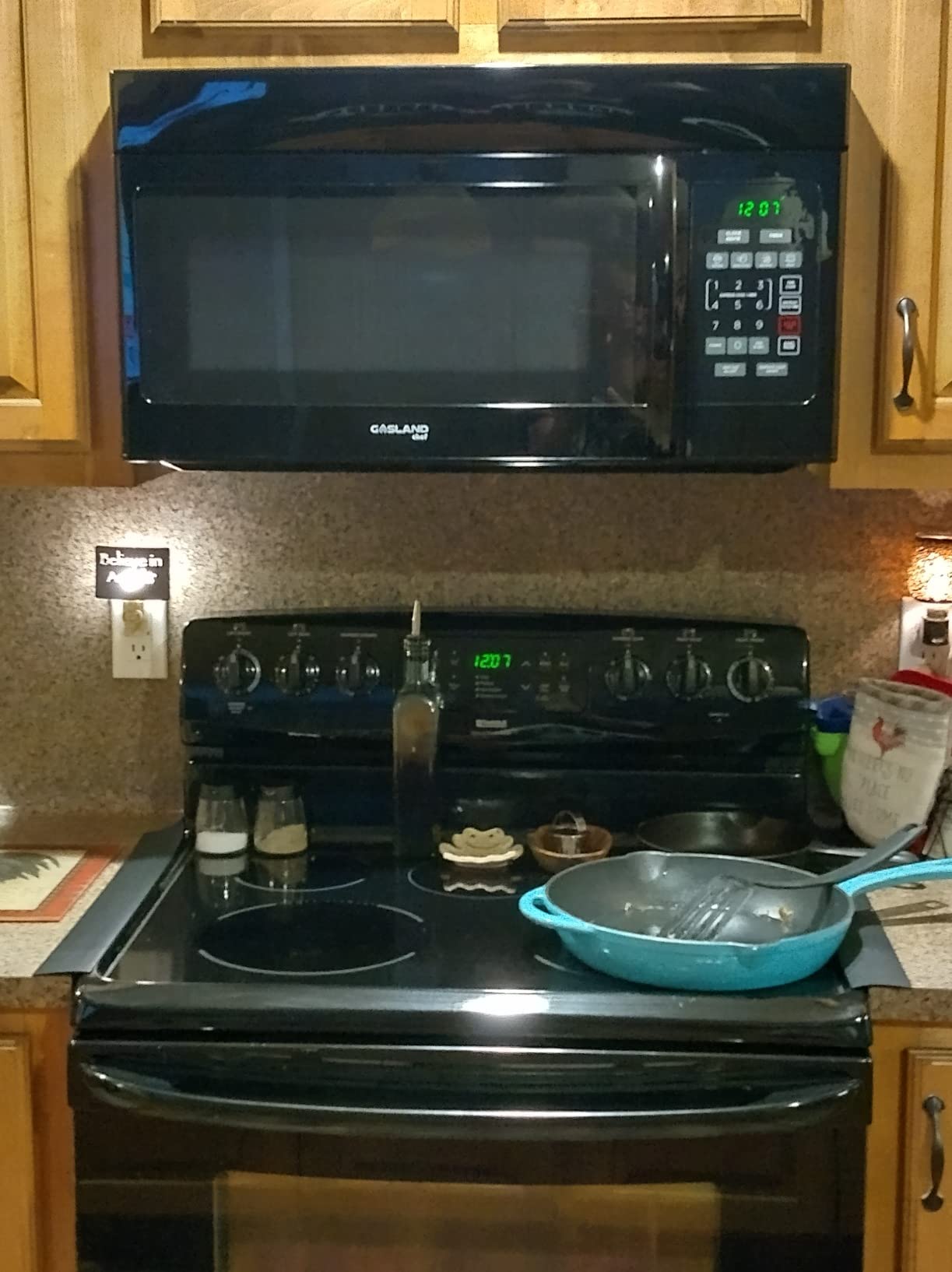 GASLAND Microwave Drawer 24 Inch, 1.2 Cu.ft, 1000W, One-Touch Auto Open, Built-In Installation customer photo 2