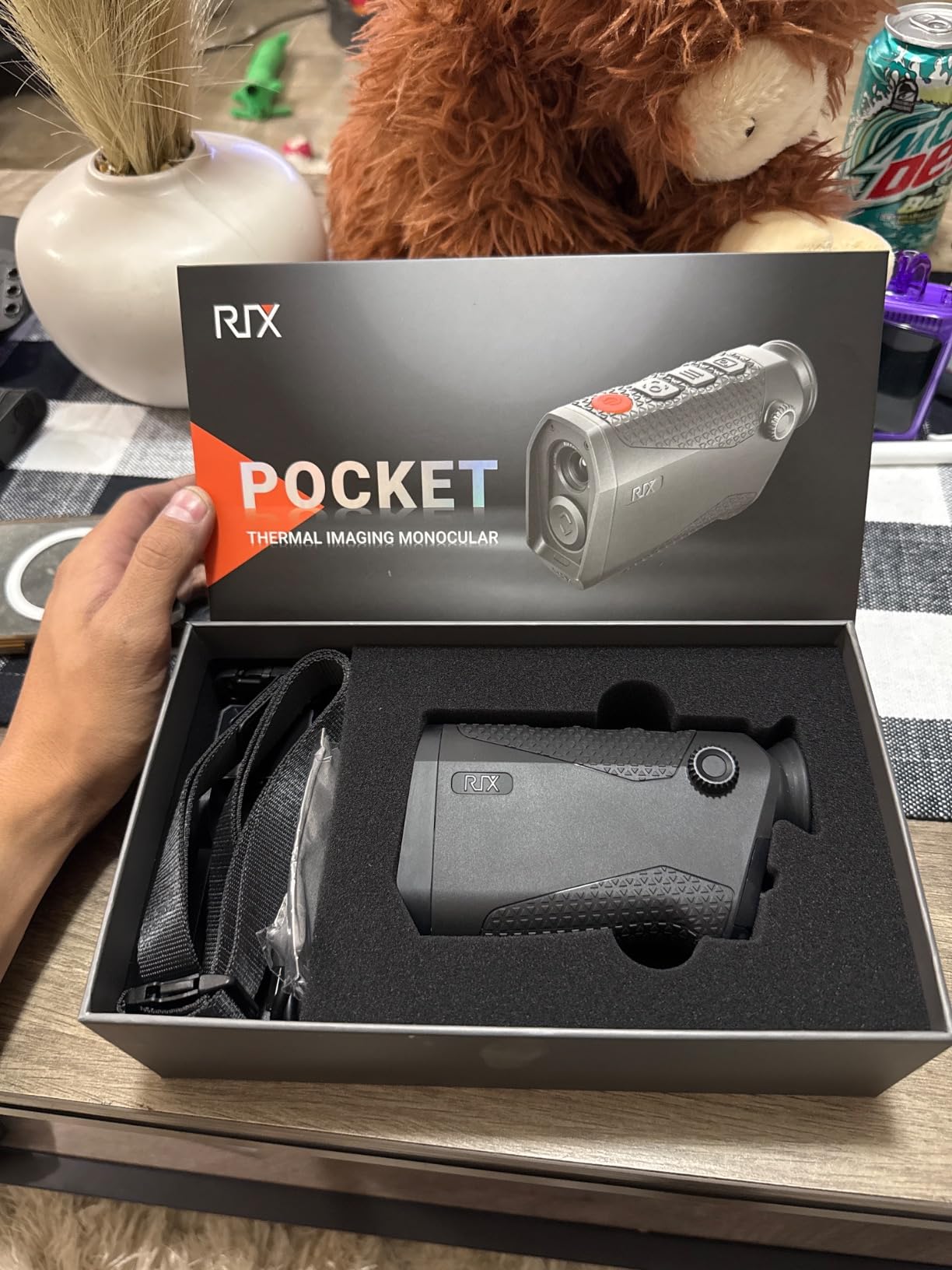 RIX Pocket K3 Thermal Monocular for Hunting, 384x288 Night Vision Monocular customer photo 2