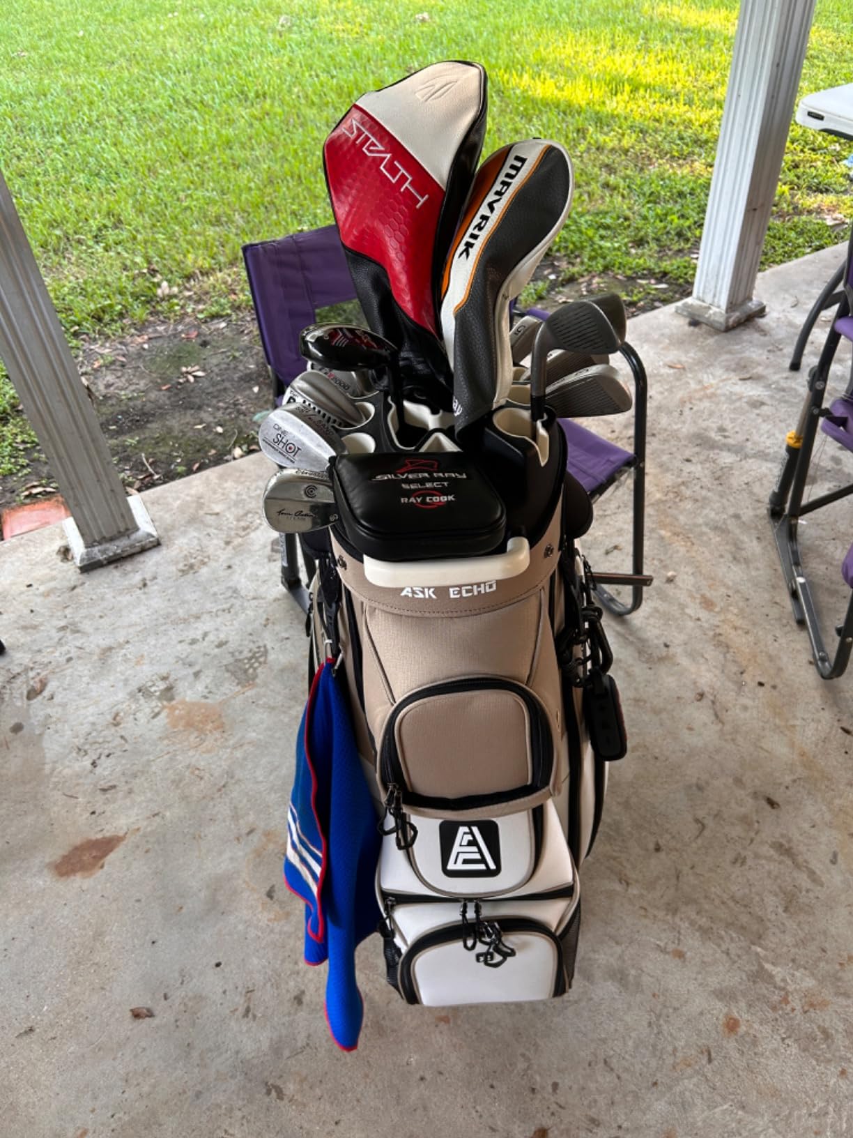 ASK ECHO T-Lock 3.0 Golf Cart Bag, Quiet 14-Way Full-Length Divider customer photo 1