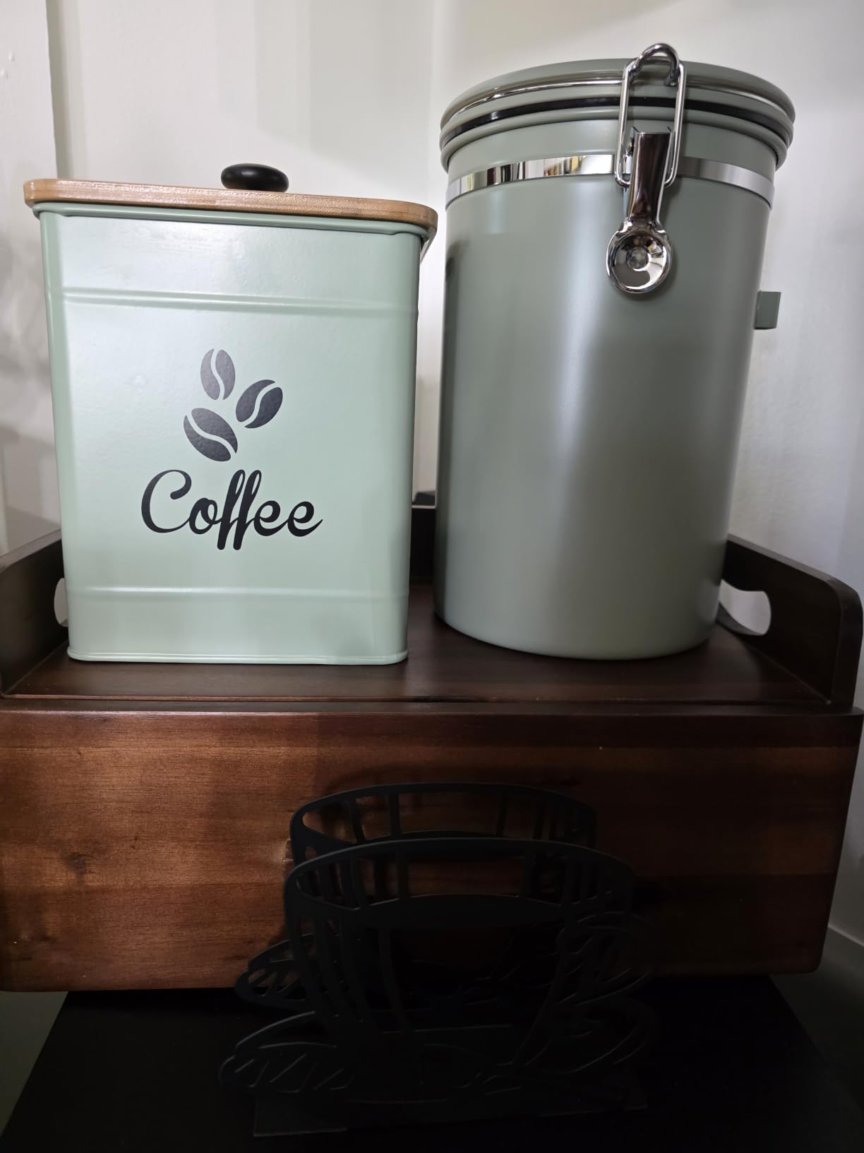 Airtight Coffee Canister 40 oz, 6