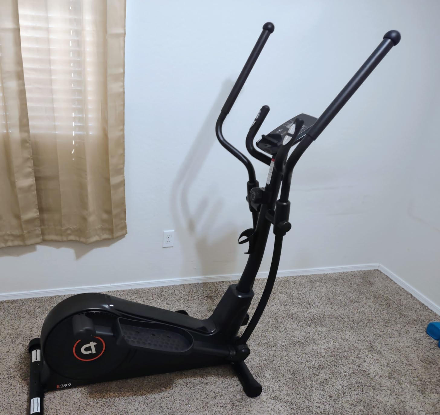 pooboo Elliptical Machine, Elliptical Exercise Machine with 16-Level Resistance & Quiet Magnetic Driving System, Elliptical Machine for Home with LCD Monitor, 15.5-17IN Stride, 350LBS Weight Capacity customer photo 2