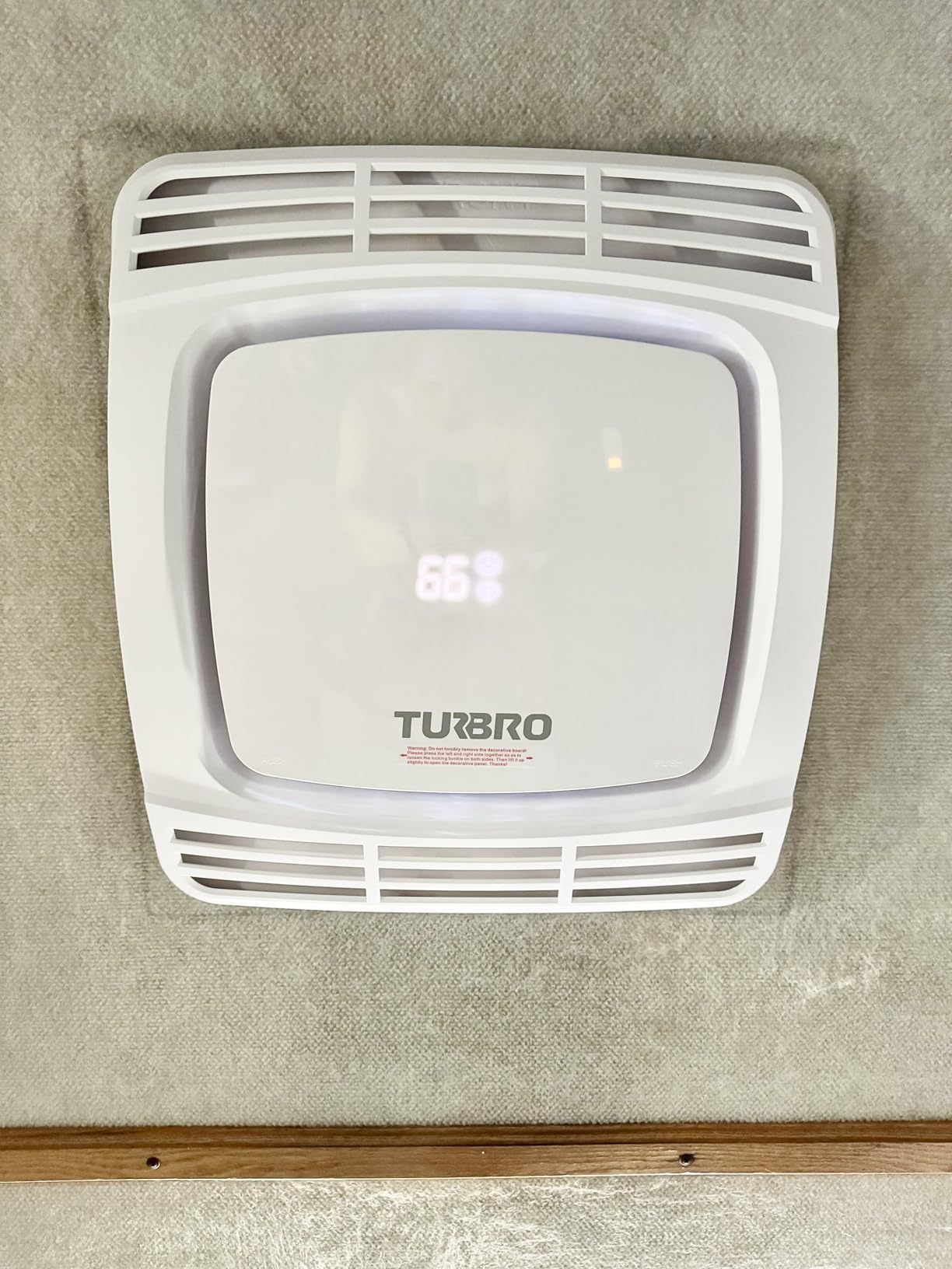TURBRO RV Air Conditioner 15,000 BTU with 1,500W Heat 115V AC customer photo 1