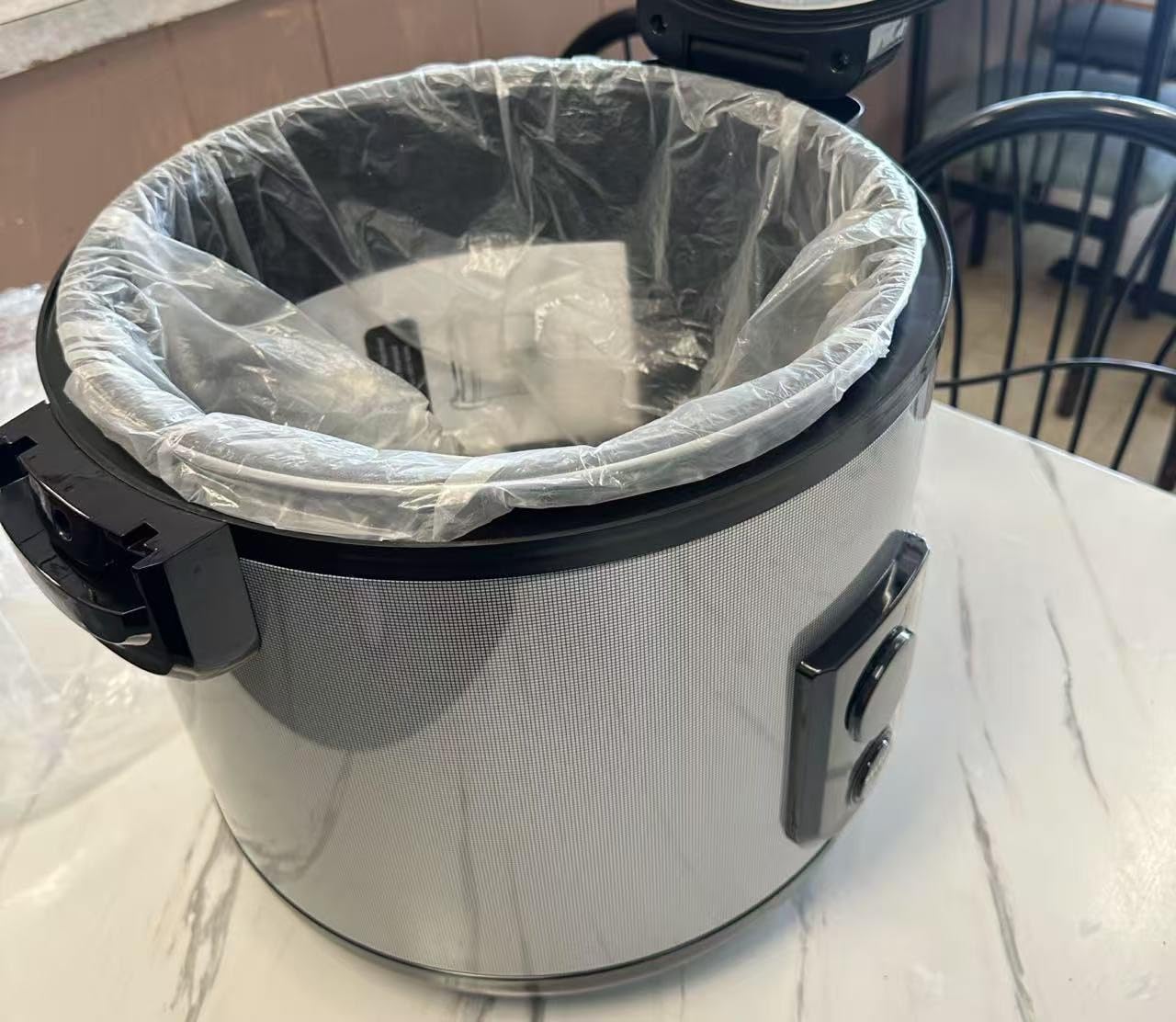 Commercial Rice Warmer(Not Rice Cooker) 55 Raw/110 CUP Portable 20L Big Food Warmer / 122℉- 178℉ Adjustable Temperature/ 130W/ Non-stick Inner Pot customer photo 2