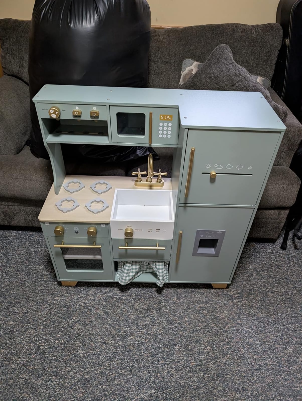 ROBUD Play Kitchen Set, Wooden Play Kitchen customer photo 1