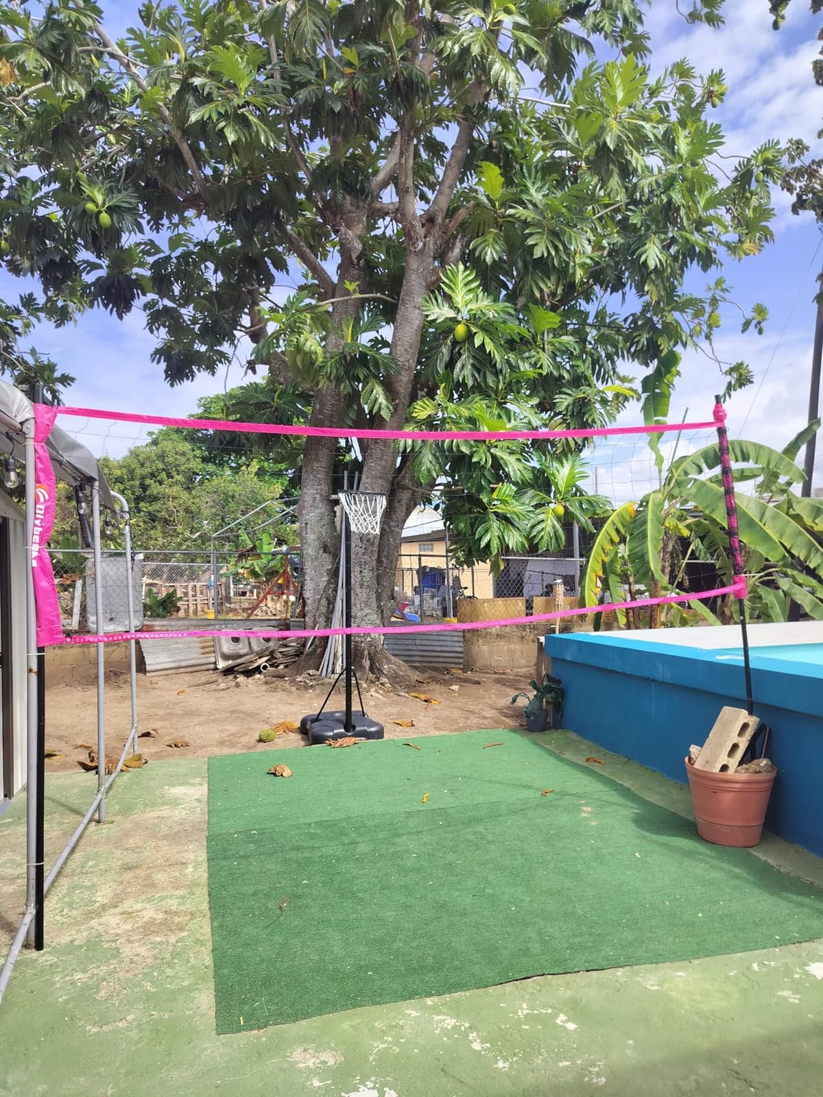Portable Outdoor Volleyball Net Set 20FT / 32FT, 4 Adjustable Heights customer photo 2