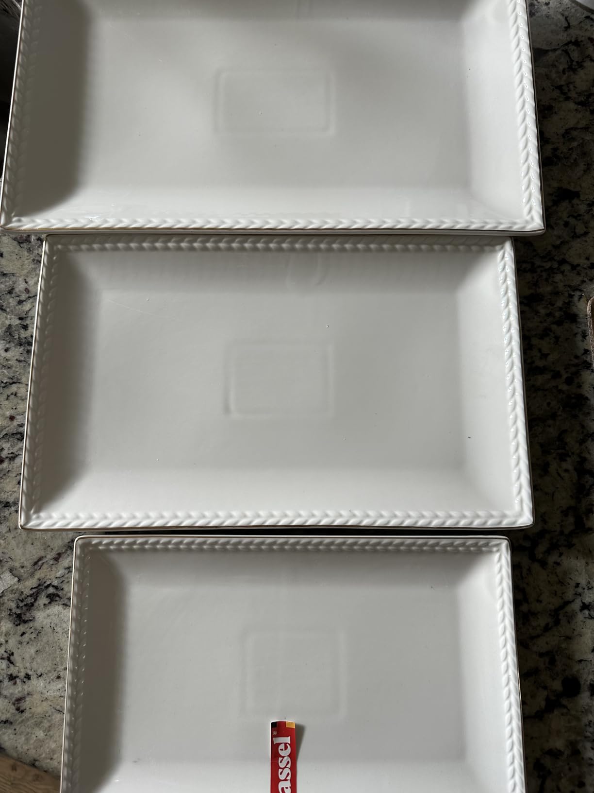 Kassel Ceramic Serving Platter Set | 16”/14”/12” Oval Serving Trays for Entertaining at Parties and Weddings | Oven Safe Extra Large Serving Trays for Tacos, Steak, and Cake customer photo 2
