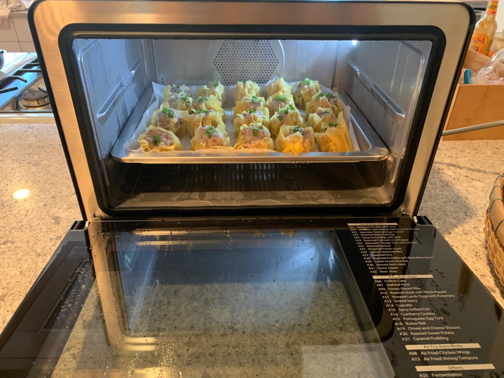 TOSHIBA 6-IN-1 Compact Steam Oven, Combi Oven Countertop with Convection Steam & Bake, Ferment, Air Fryer, Slow Cook, Smart APP Control, 36 Preset Menus and Steam Cleaning, 20L customer photo 1
