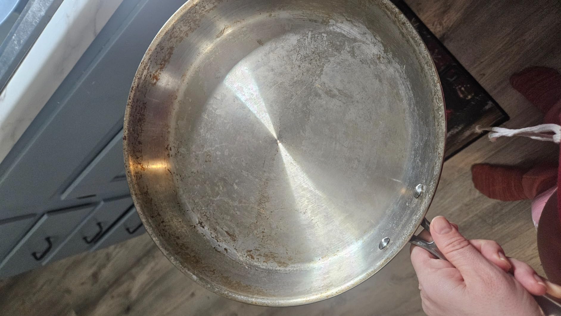 T-Fal Pro Tri-Ply Fry Pan, Stainless Steel Pan 12 inch, Induction Cookware, Oven Safe 500F, Fast & Even Heat, Professional Quality & Durability, Skillet, Cookware, Silver customer photo 2