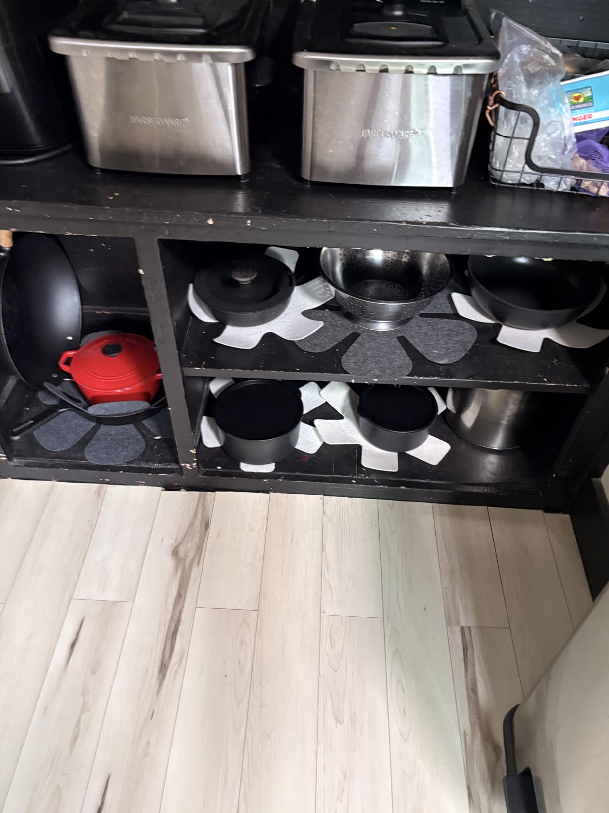 Astercook 21 Pcs Pots and Pans Set Non Stick, Ceramic Cookware Set Detachable Handle, RV Kitchen Cooking Set Removable Handles, Oven Safe, Induction Ready, Stackable, Cream, Fathers Day Gift for Men customer photo 2
