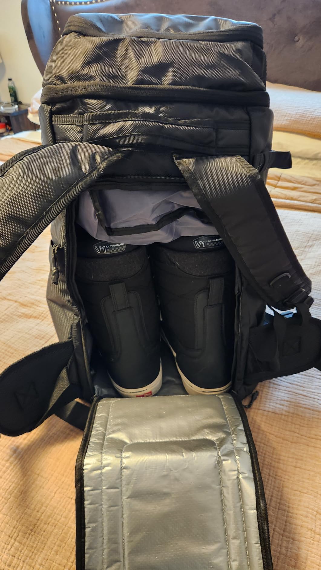 OuoorMaster 65L Ski Boots Bag Snowboard Boots Backpack for Travel KOALA customer photo 1