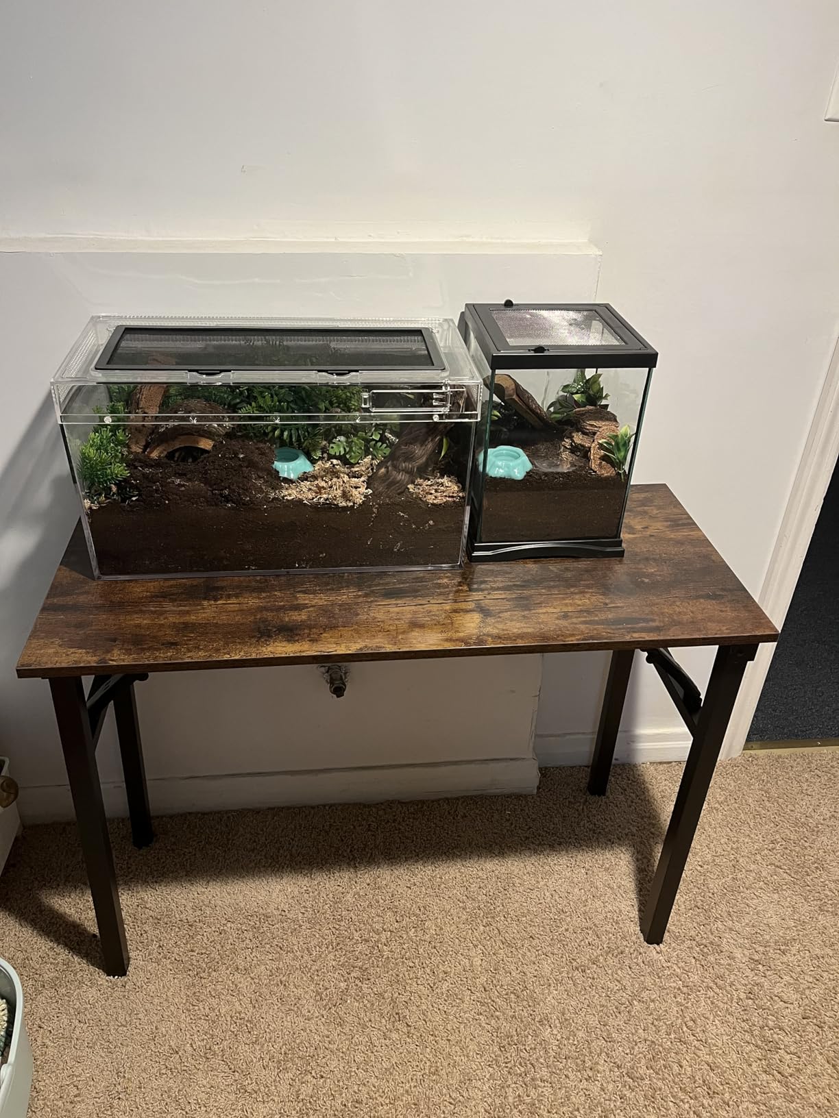 TEMI Small Computer Desk Folding Table - 35.8