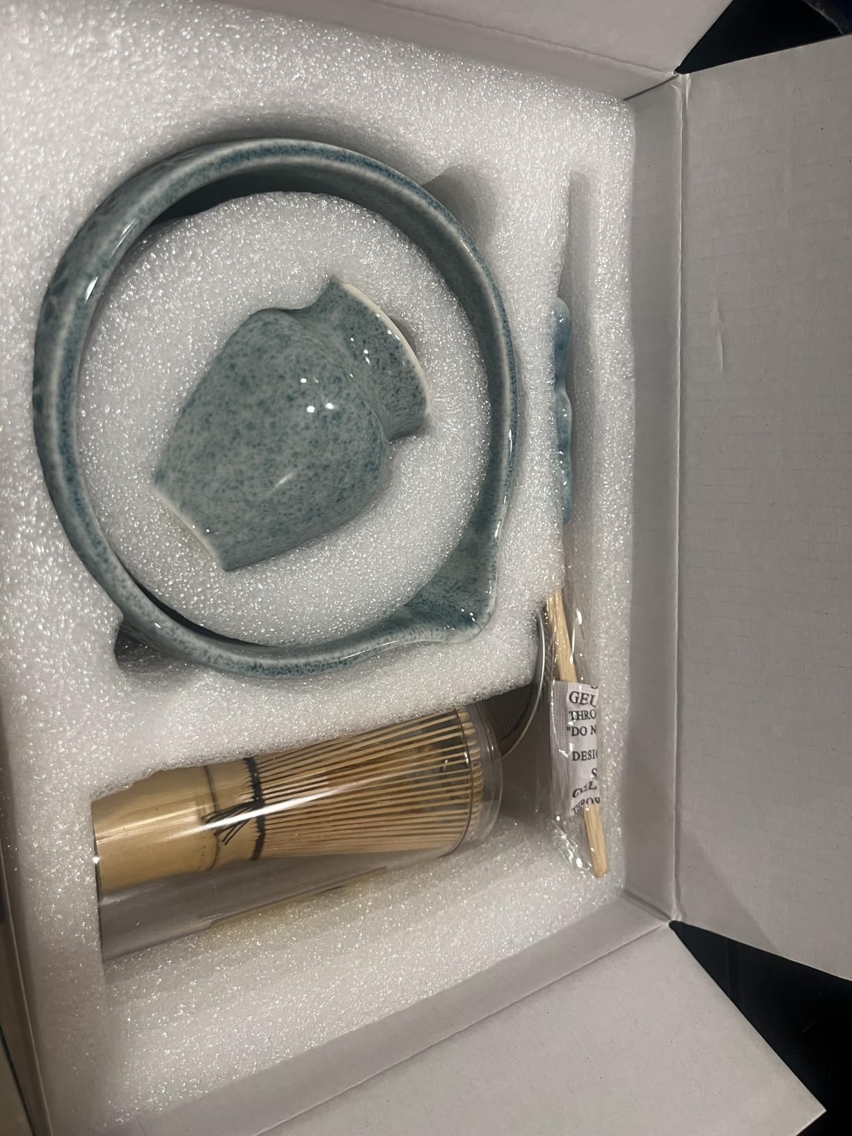Buucup Matcha Whisk Set, Ceramic Matcha Kit Set with Bowl & Tools, Green customer photo 1