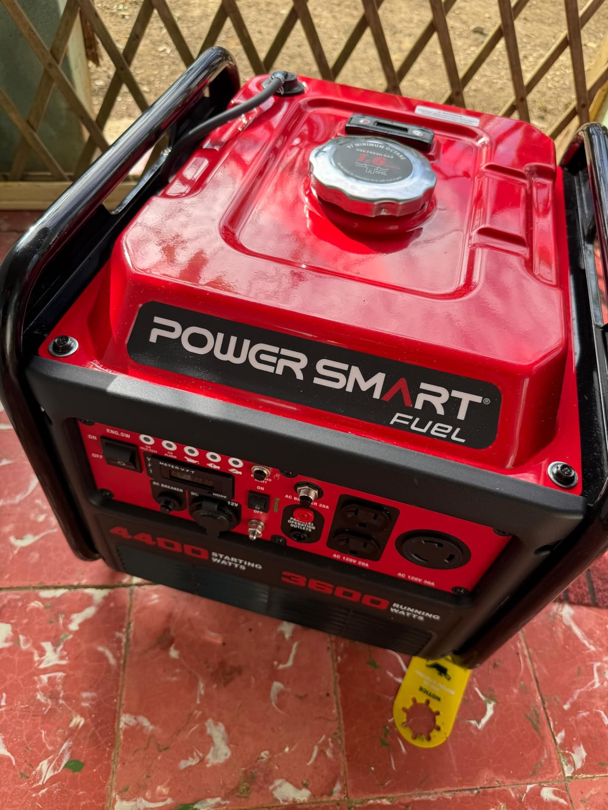 PowerSmart 4400W Peak / 3600W Running Portable Inverter Generator Gas Powered, RV Ready 30A Outlet, Lightweight, Quiet Operation, CO Shutoff, ECO Mode – Ideal for Home Backup, Camping, and Jobsite Use customer photo 2