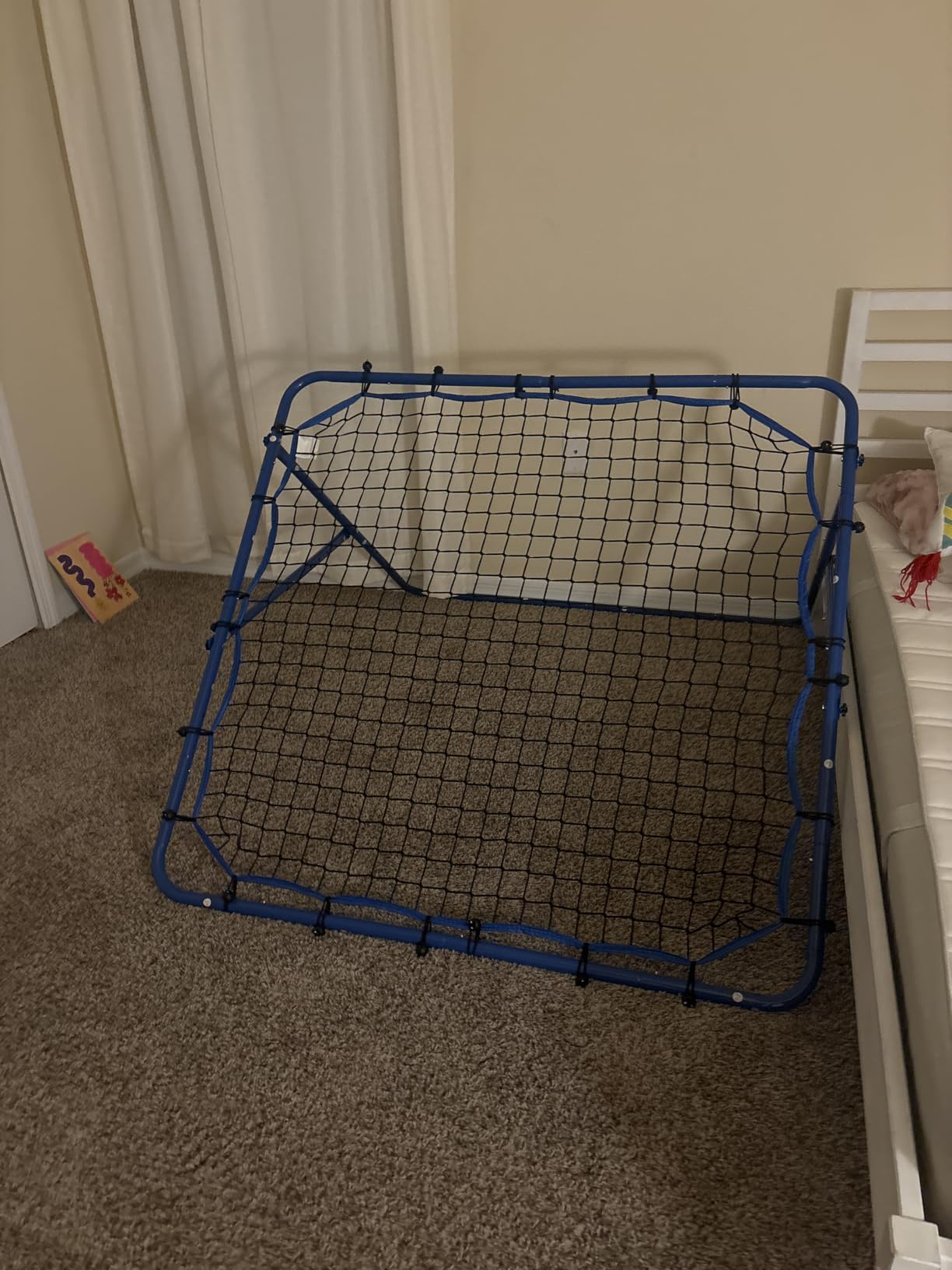 Volleyball Baseball Rebounder Net, Softball Rebounder Pitchback Net Quick Adjustments, Quick Adjustments Lacrosse Bounce Back Practice Equipment, Ideal for Outdoor Indoor and Backyard Training customer photo 2