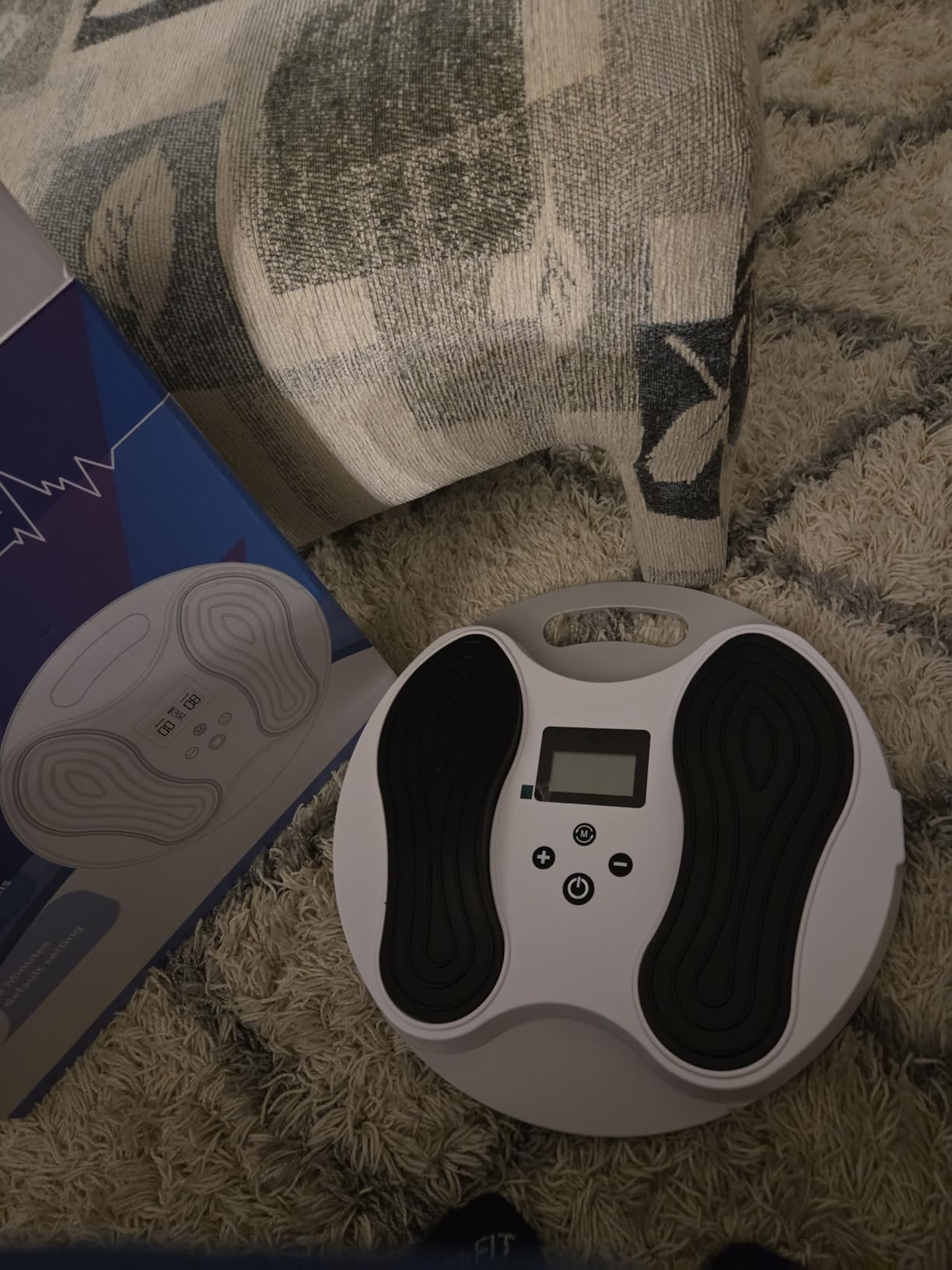 EMS Foot Massager for Neuropathy with 4 TENS Unit Muscle Stimulator Pads customer photo 1