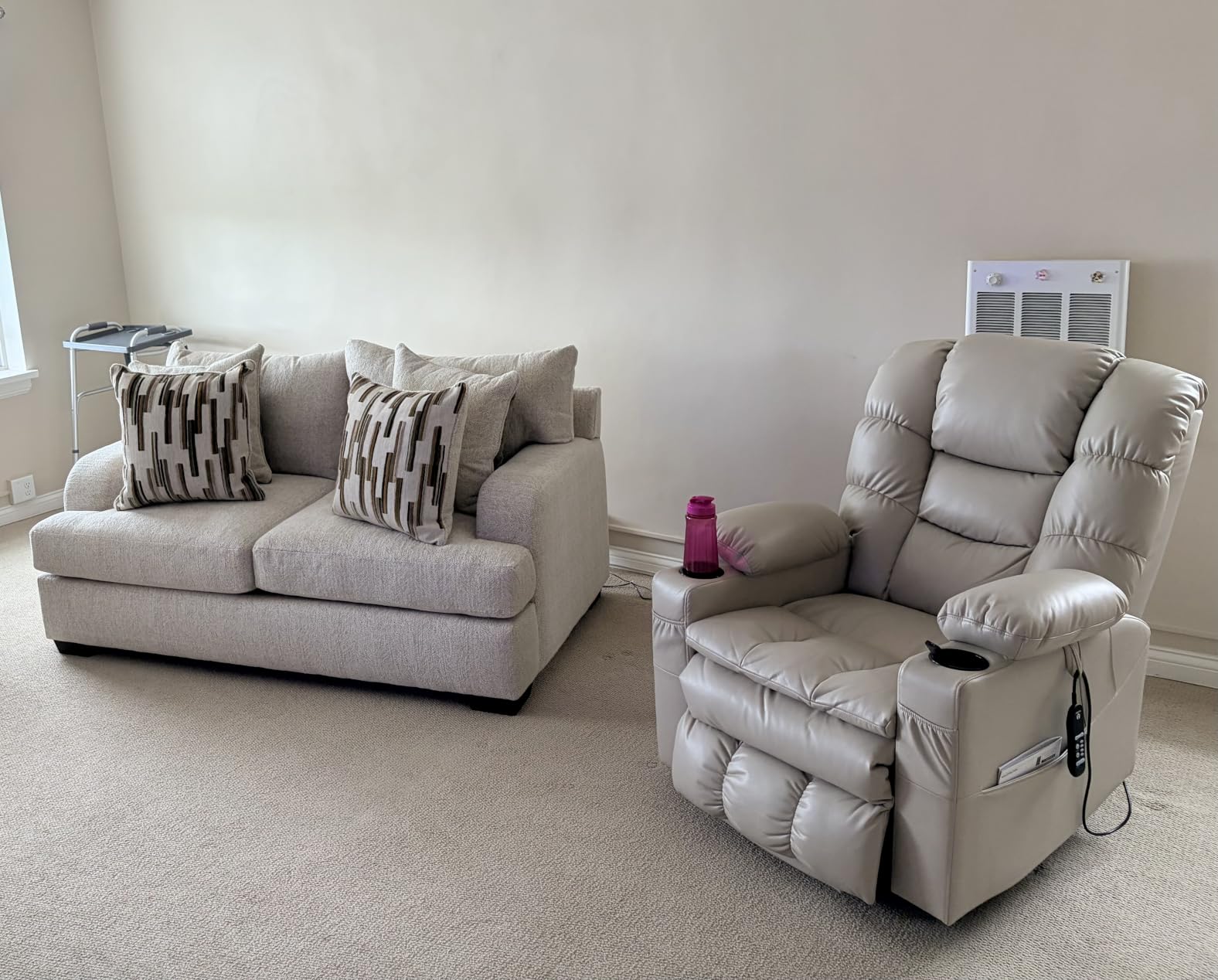 MCombo 3 Motor Lay Flat Power Lift Recliner for Elderly R7635 (Large-Wide) customer photo 2