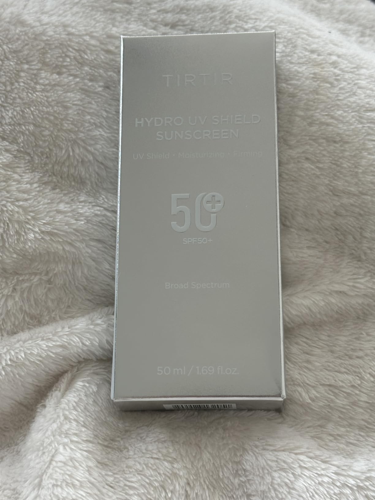 TIRTIR Hydro UV Shield Sunscreen | SPF 50+ Broad Spectrum UVA UVB Korean No White Cast Face Sun Protection, 1.69 Fl Oz customer photo 1