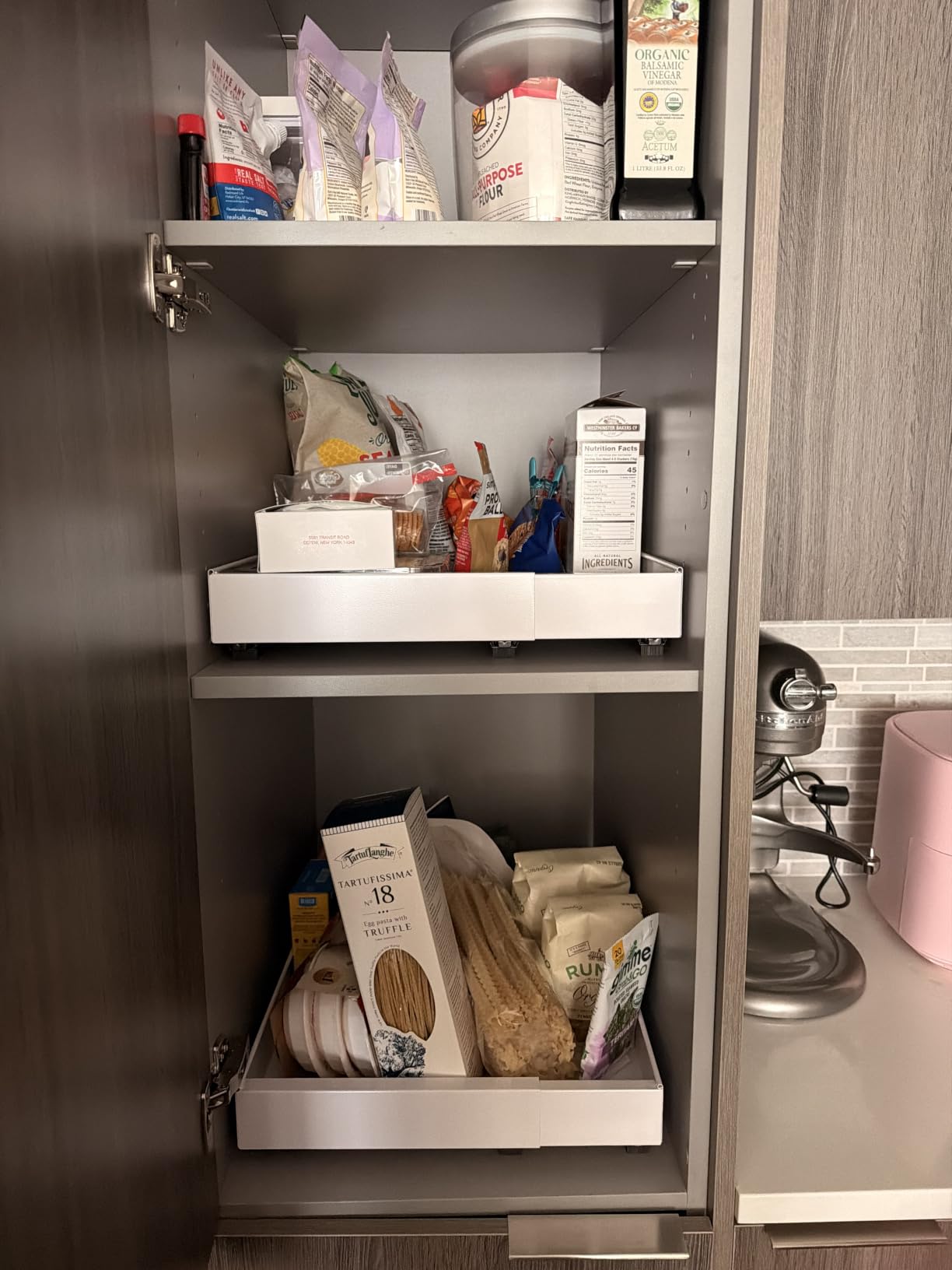 PAKETA 4 Pack Expandable Pull Out Cabinet Organizer,21