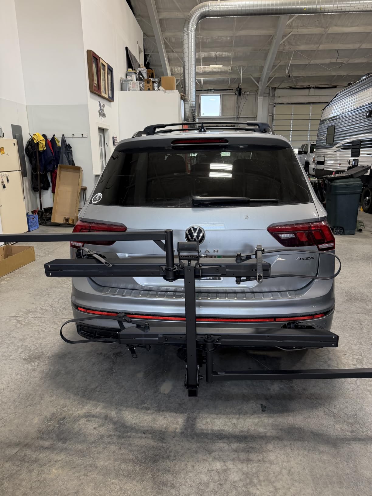 YOUNG ELECTRIC 200LBS EZ-FOLD Aluminum 2-Ebike Carrier with Ramp for Bikes and Electric Bike, Car SUV Truck Van RV and Trailer customer photo 1