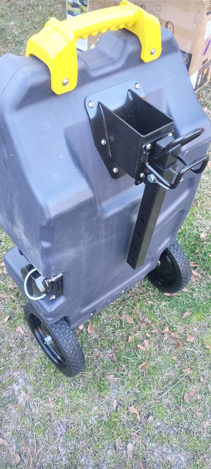 30 Gallon RV Portable Waste Tank 2 Wheel Tote Tank customer photo 1