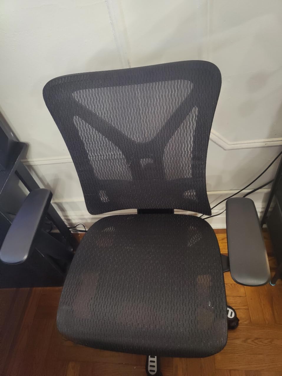 Ergonomic Office Chair, Mesh Computer Desk Chairs with BIFMA X5.1 Certified, Adjustable Lumbar Support, 3D Arm, Tilt Back, Wide Seat, Comfy Swivel Work Task Chair for Company and Home (Obsidian Black) customer photo 2