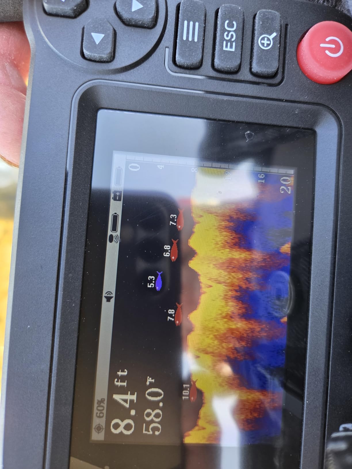 Portable Castable Fish Finder for Kayak with Wireless Sonar Sensor customer photo 1