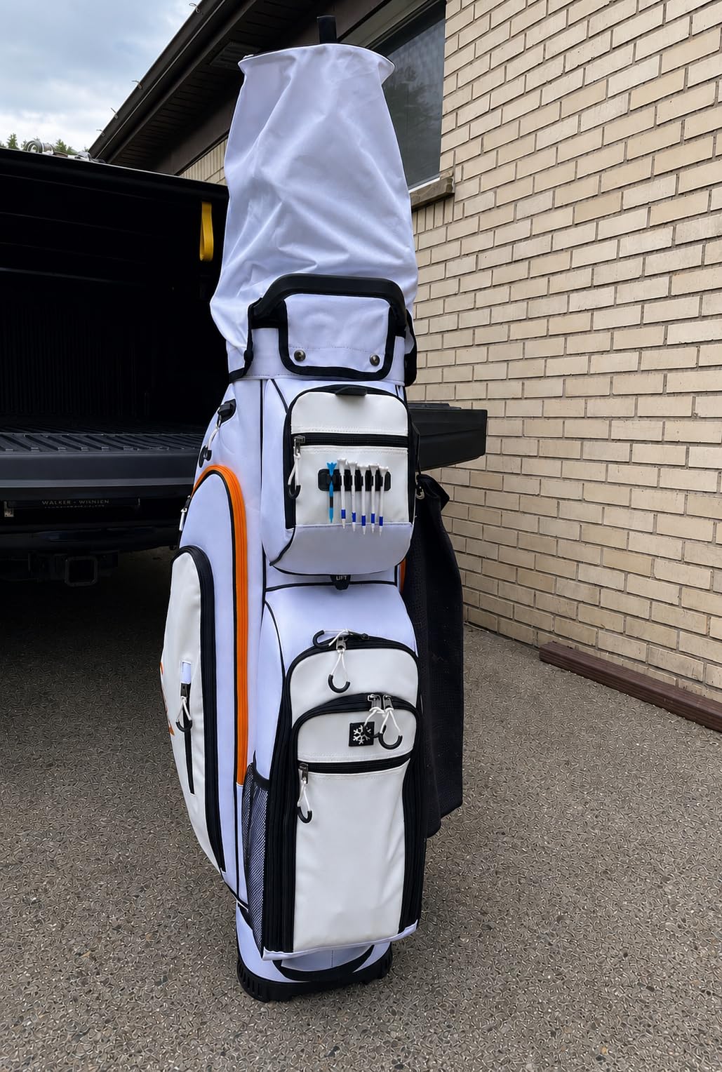 uniHimal T-Lock Golf Cart Bag with Quiet 14-Way Full-Length Divider Top customer photo 2