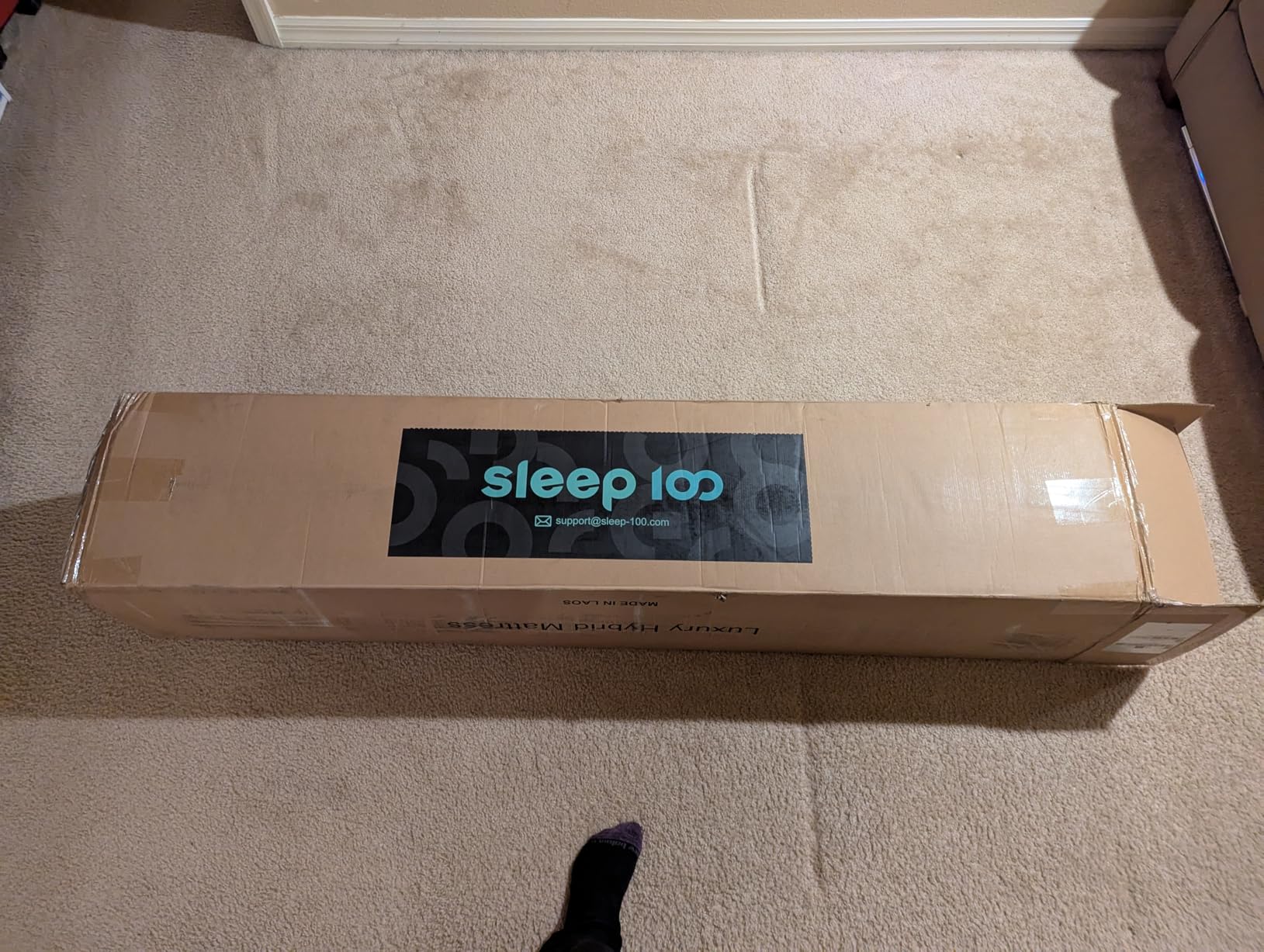 Sleep Firm Queen Mattress 12 Inches - Cooling Hybrid Single Mattresses with Extra Lumbar & Shoulder Support, Hotel Collection for Pain Relief - Fiberglass Free - 365 Night Trial customer photo 1