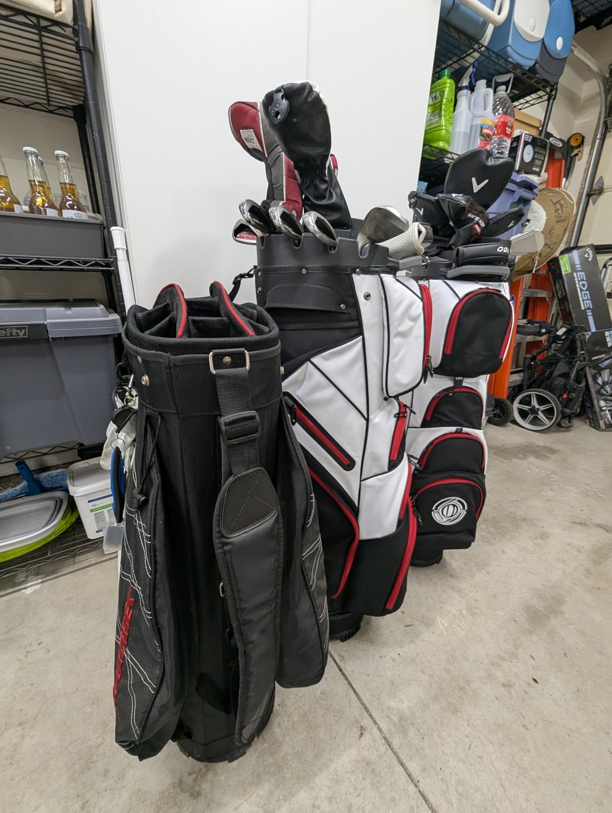 Shopsource Golf Cart Bag, 14 Way Molded Lock Top Club Bag with Full-Length Dividers, Upgrade 900D Oxford Silence Cart Bags for Men with Handles Ergonomic Strap, Stable Base customer photo 1