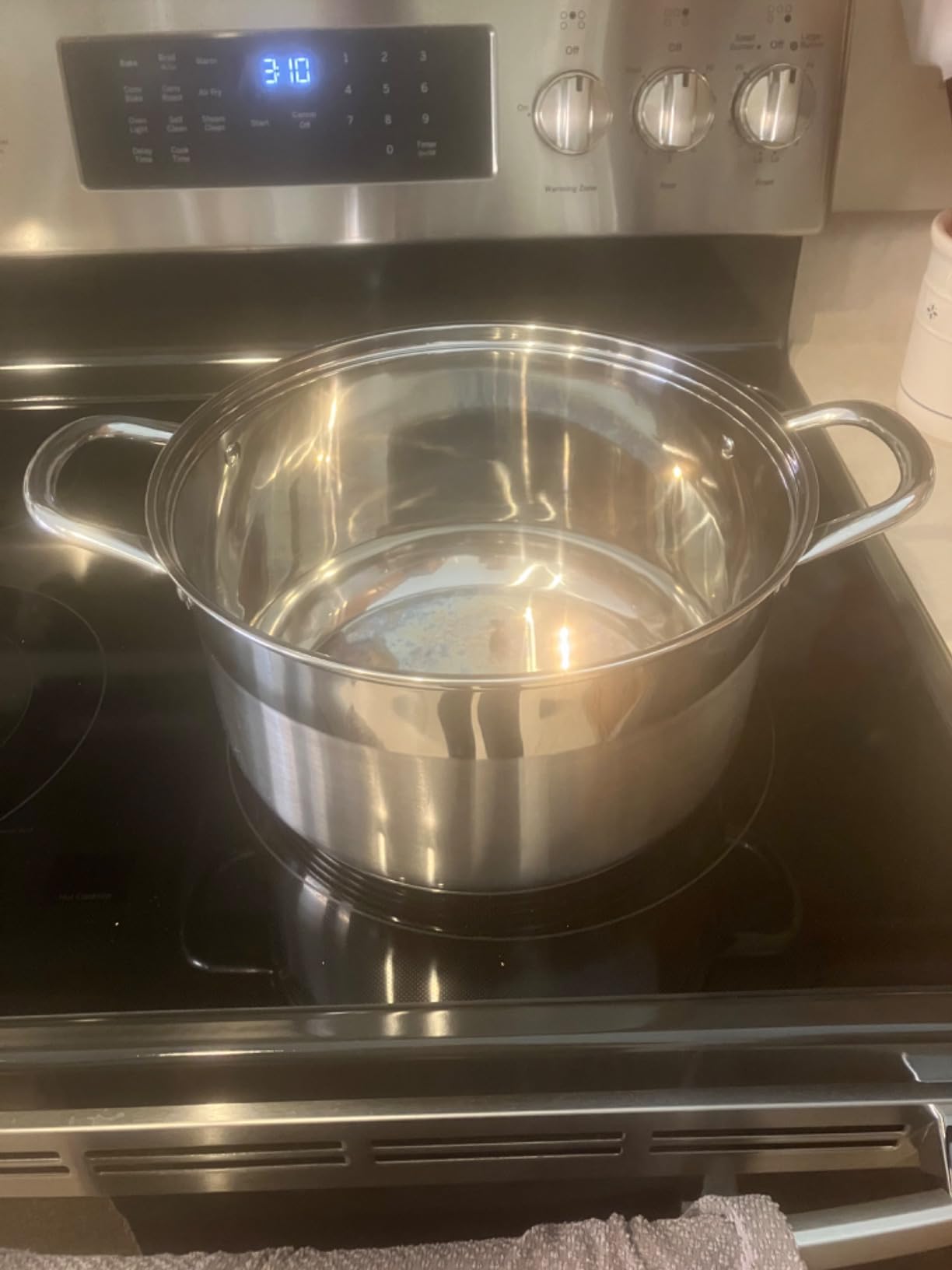 Kirecoo 12 Quart Stainless Steel Heavy Duty Stock Pot with Visible Lid customer photo 1