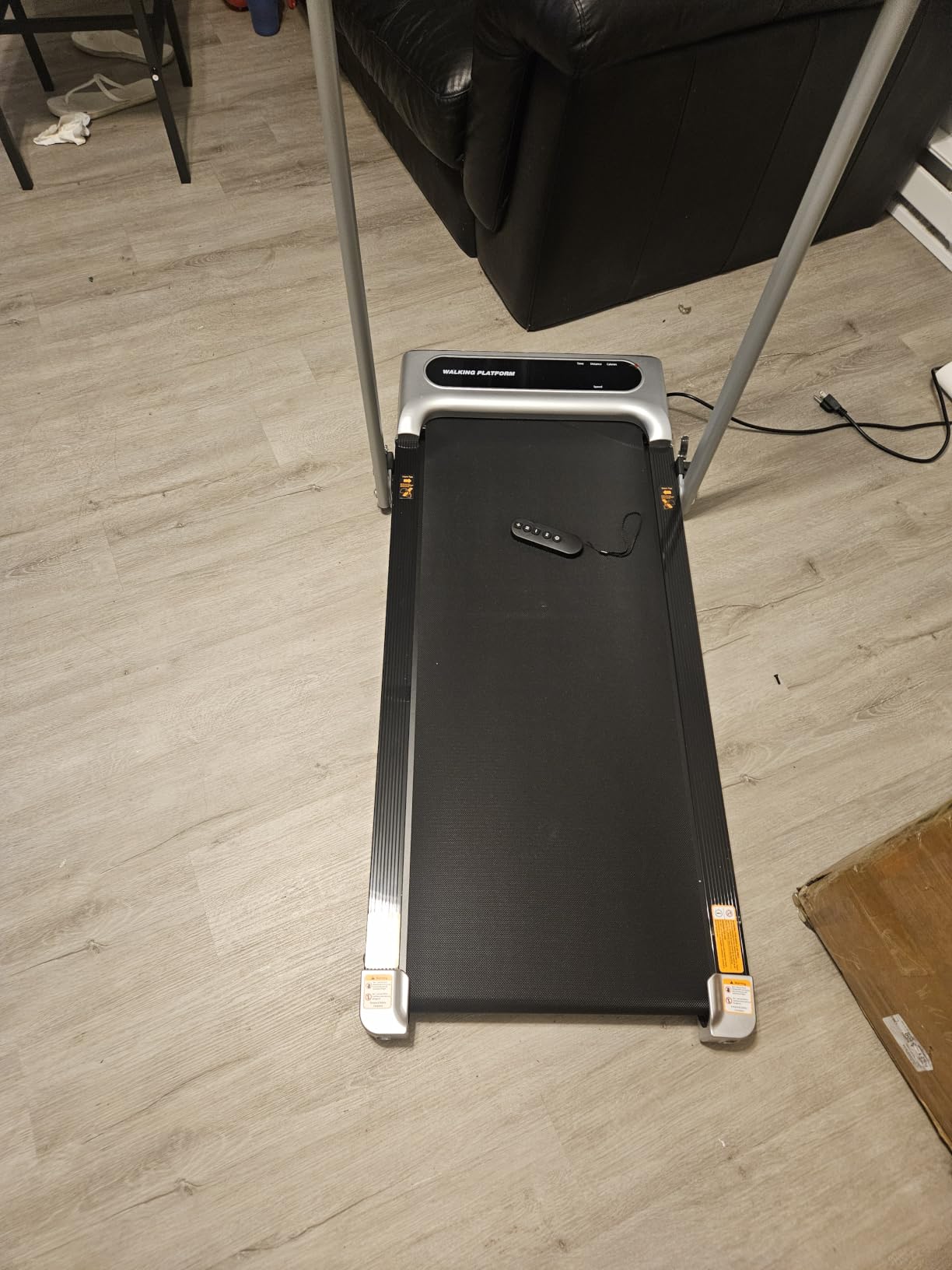 Yagud Walking Pad, Walking Pad Treadmill for Home Office, Portable Under Desk Treadmill with Remote Control and LED Display, Walking Jogging Running Machine customer photo 2