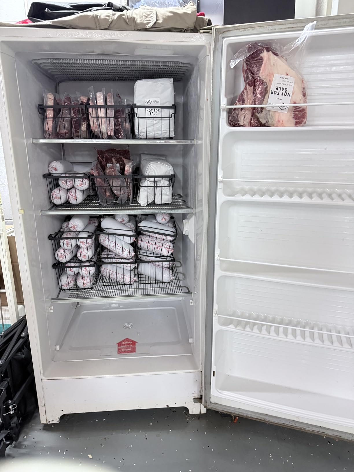 Goovilla Freezer Organizer Bins for 5-7 Cu.FT Chest Freezer, 4 Pack Black customer photo 1